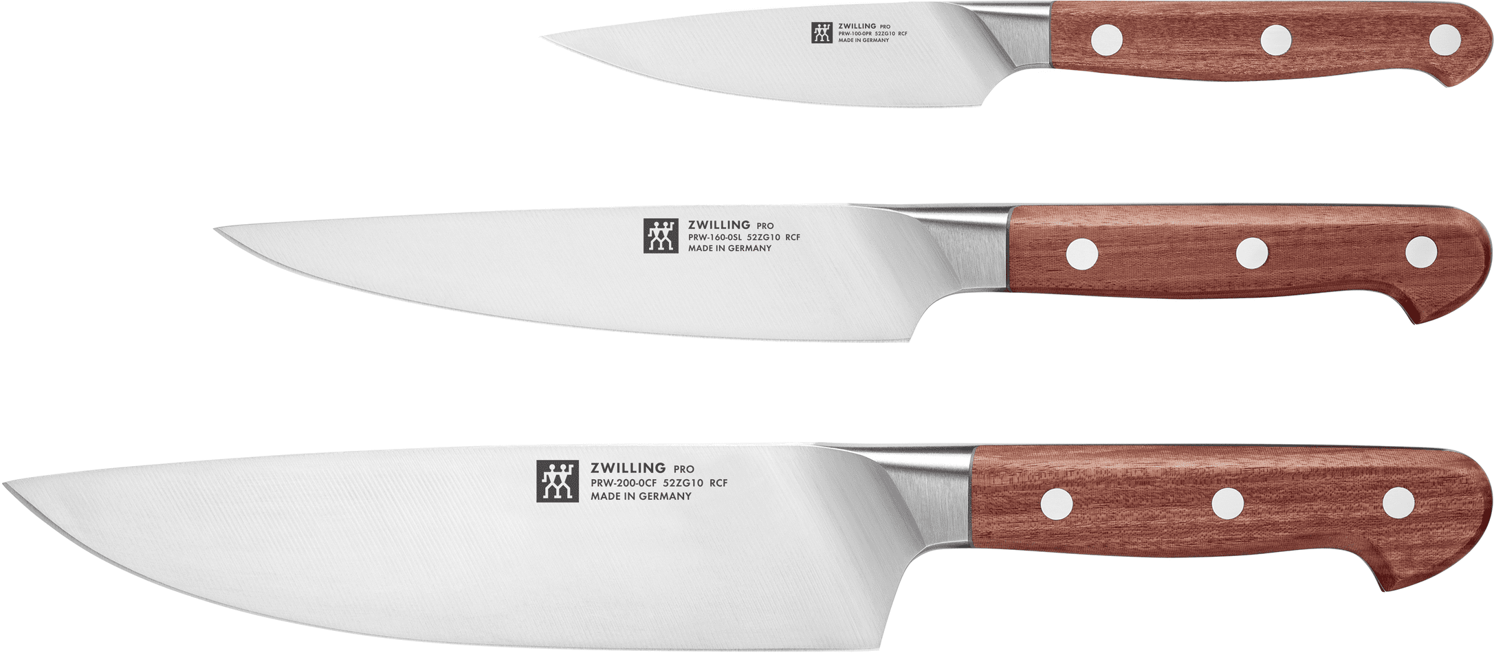 Zwilling Pro Wood Messerset 3tlg