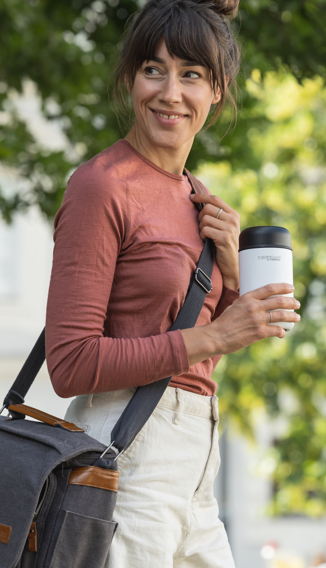 Thermos Isolier-Speisegefäß TC DAILY FOOD JAR Weiß matt 0,4 l