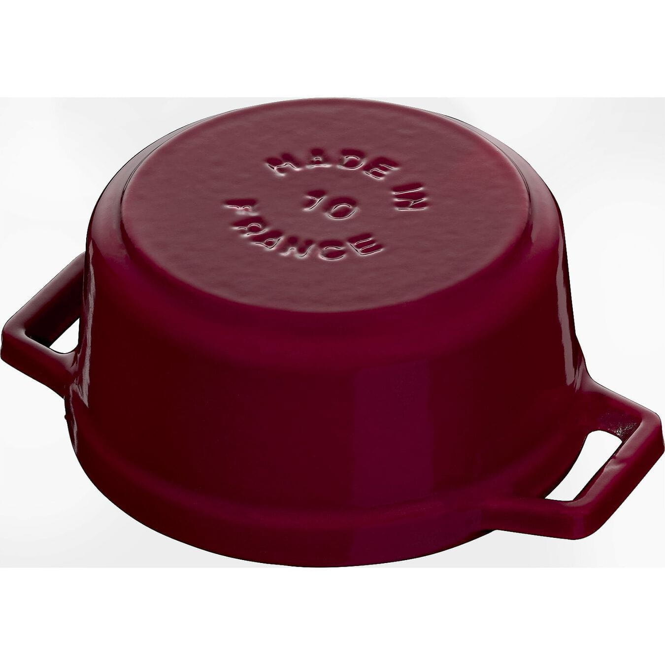 Staub Mini Cocotte Bräter Gusseisen rund 10 cm Bordeaux