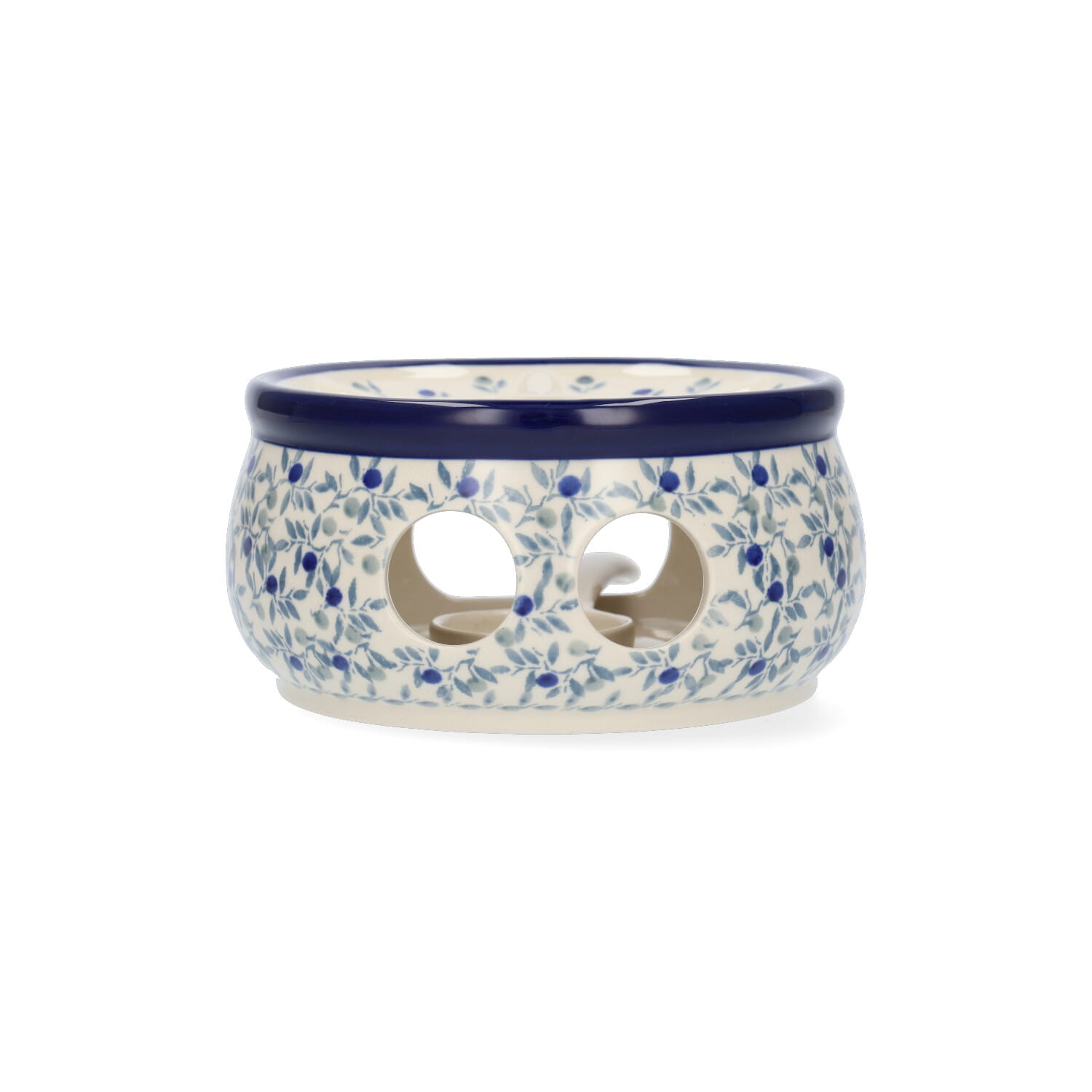 Bunzlau Castle Keramik Stövchen für Teekanne 1,3 l und 2,0 l - Blue Olive