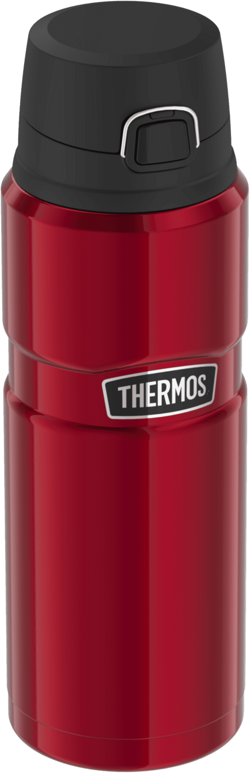 Thermos Isoliertrinkflasche Stainless King cranberry red 0,7l, oben