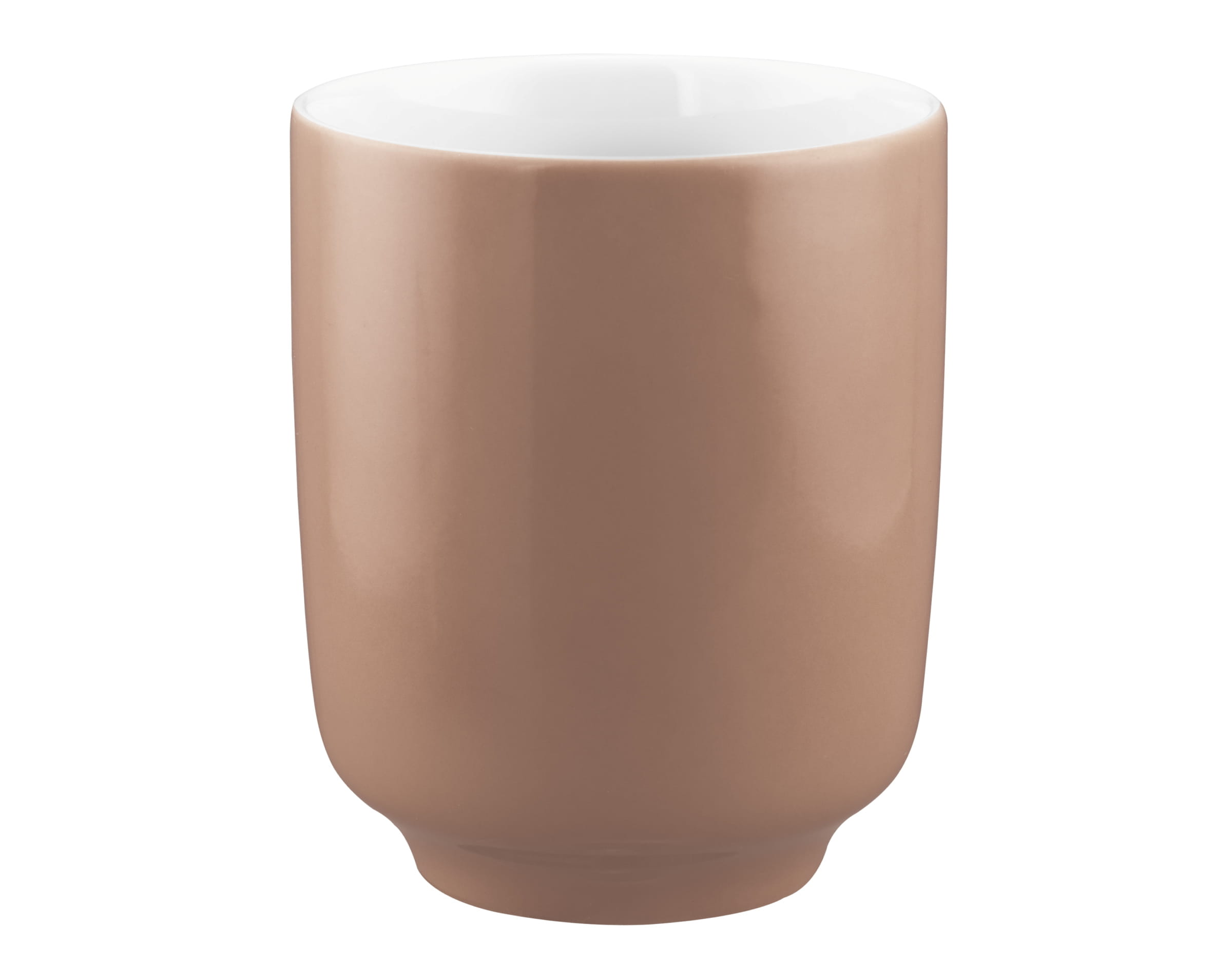 Seltmann Porzellan Sento Home Pure Colors Cocoa Brown Becher ohne Henkel 0,40 l