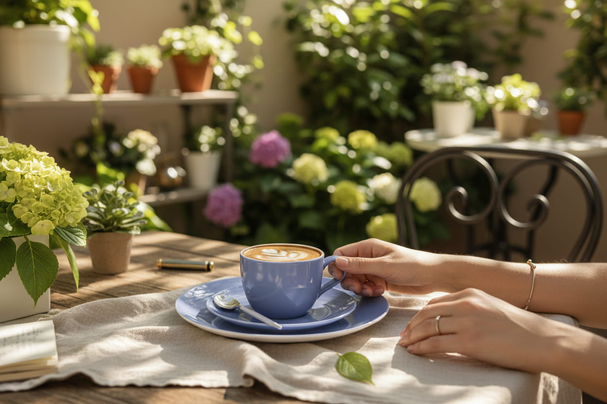 Seltmann Porzellan Liberty Pure Colors Kaffeegedeck