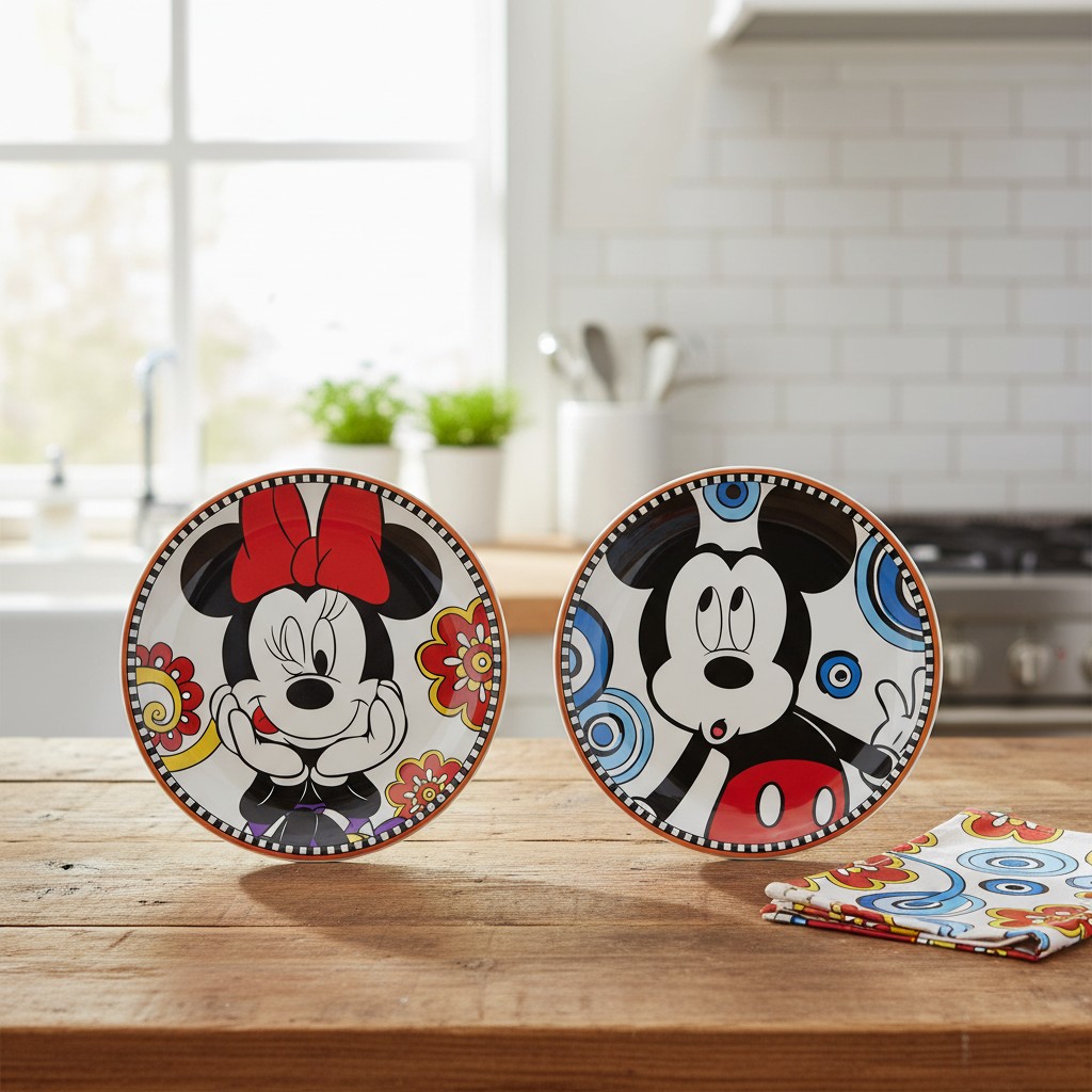Gilde Disney Porzellan Pizzateller forever & ever - Ø 31 cm Lifestylefoto