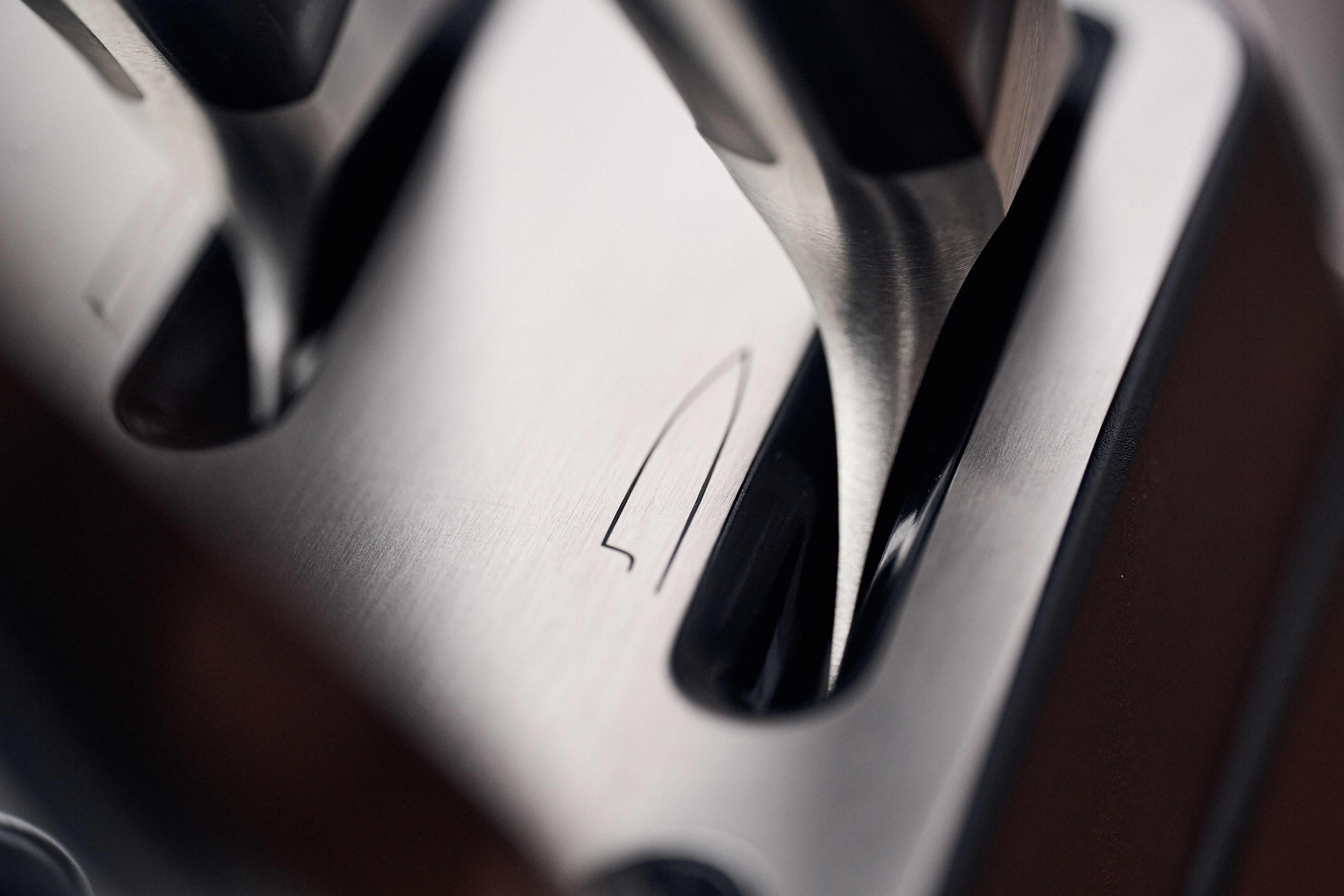 Zwilling Pro Selbstschärfender Messerblock KIS 7-tlg., Esche, Anthrazit