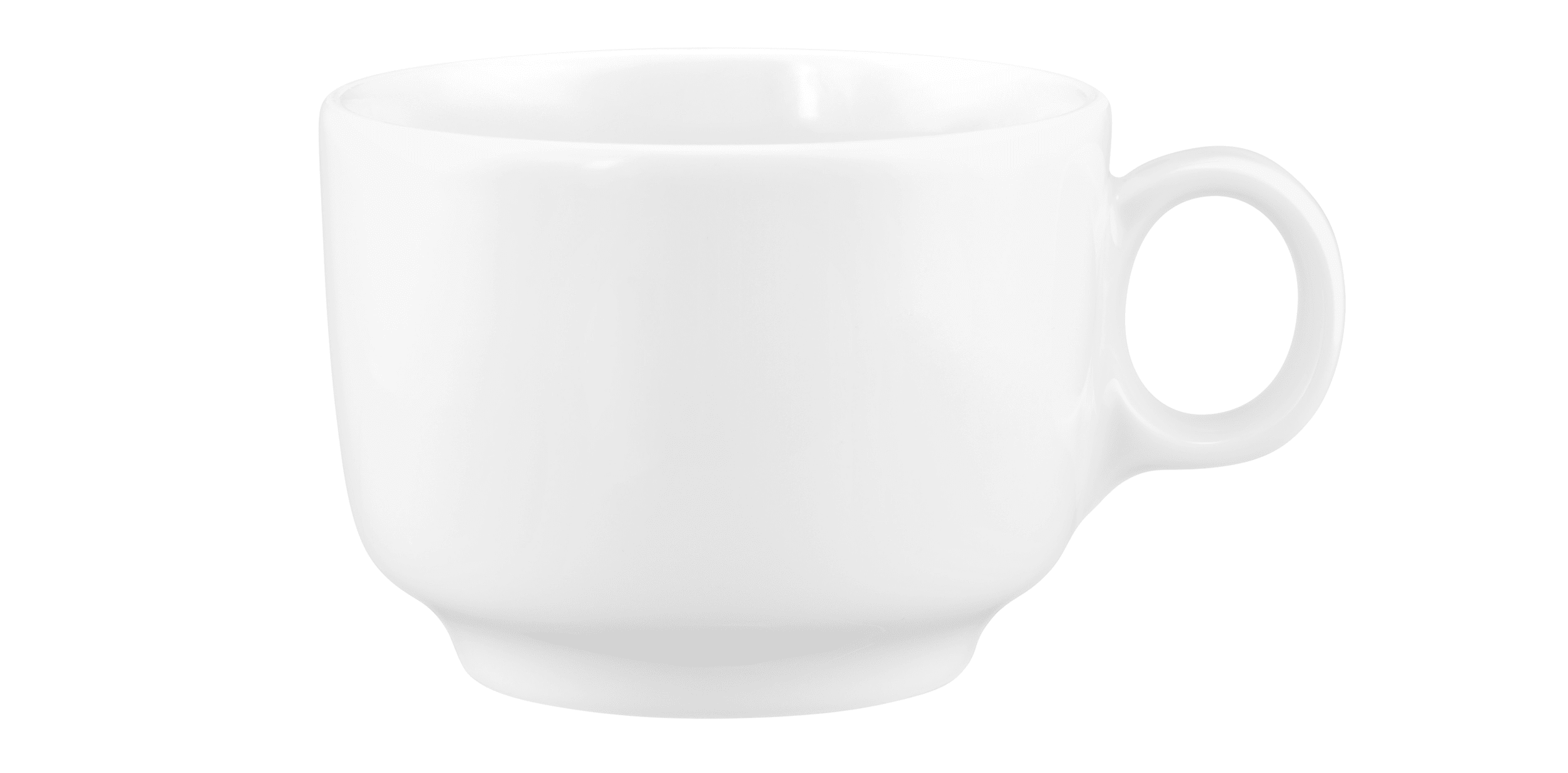 Seltmann Porzellan Sento Home Uni Kaffeeobertasse 0,21 l mit Henkel