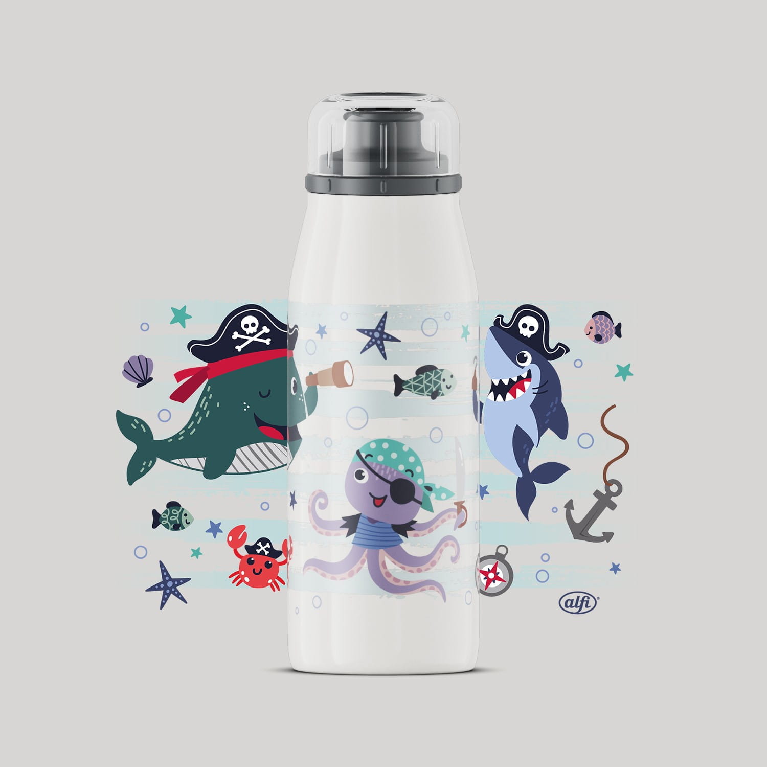 alfi Isolierflasche ISO BOTTLE brave pirates 0,35 l