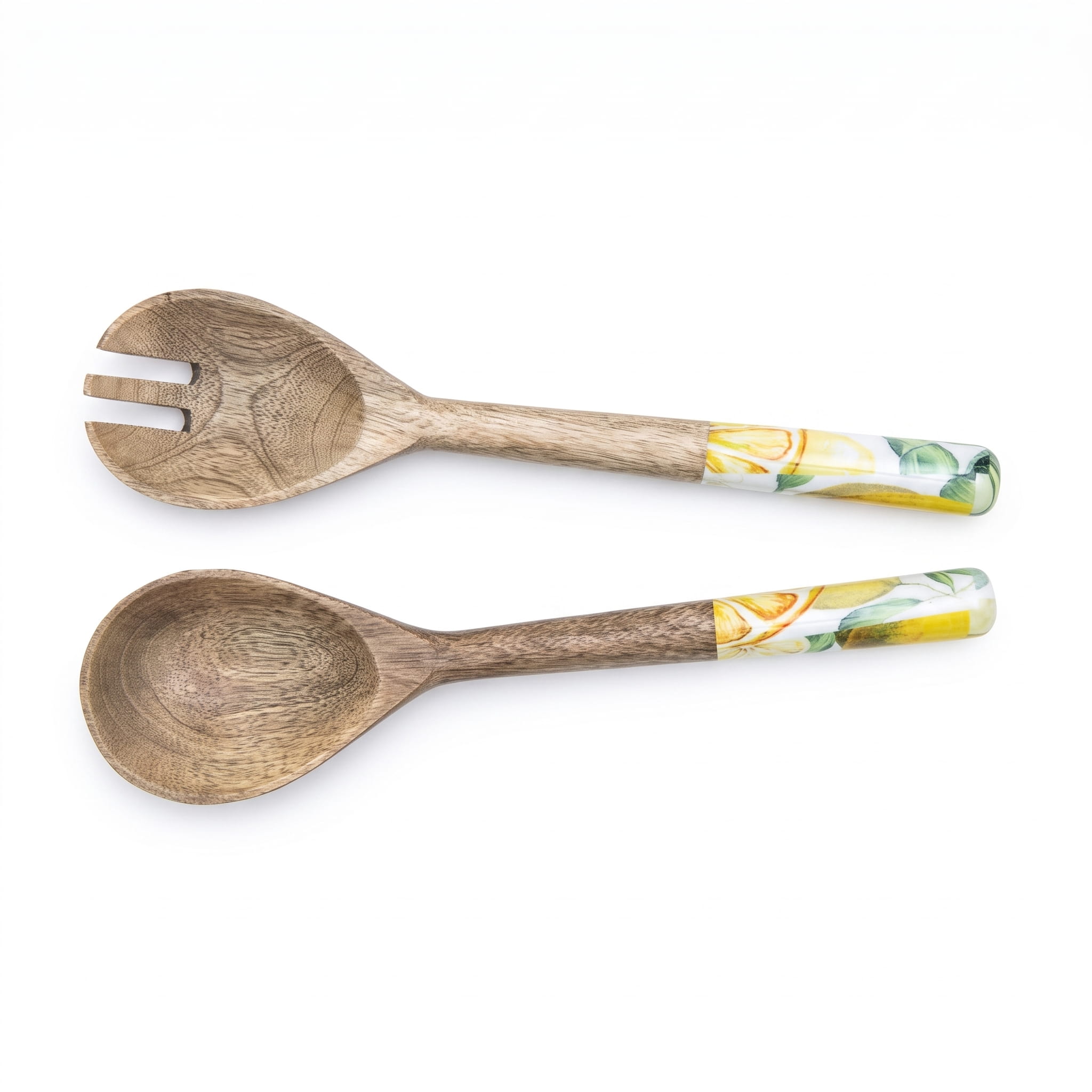 byRoom Mangoholz Salatbesteck Lemon, gelb