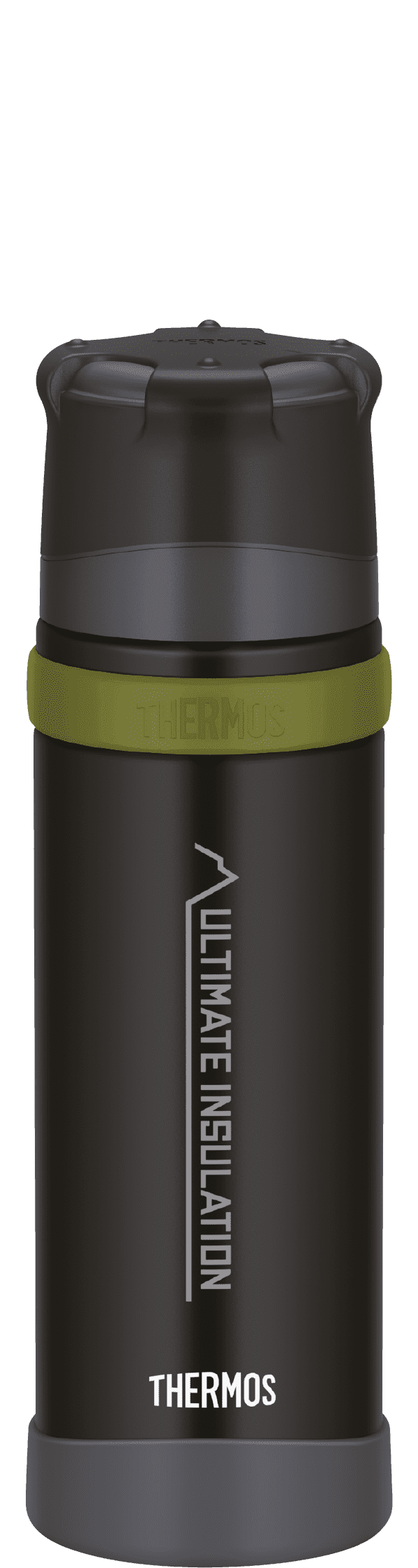 Thermos Isolierflasche MOUNTAIN charcoal black 0,5l