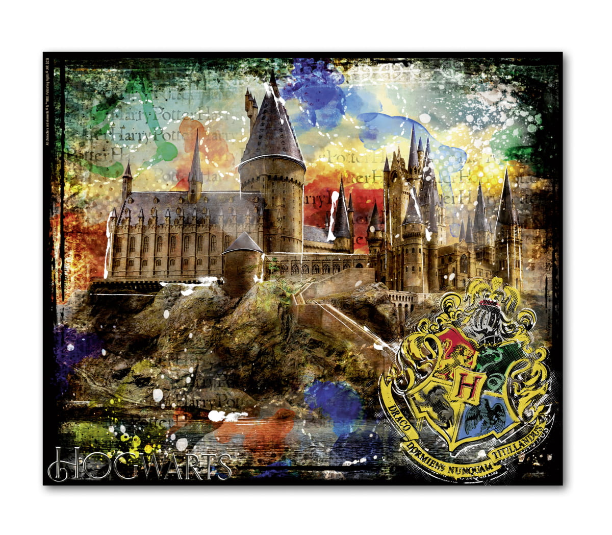 Gilde Harry Potter Bild "Hogwarts", Leinwand, 100x80 cm