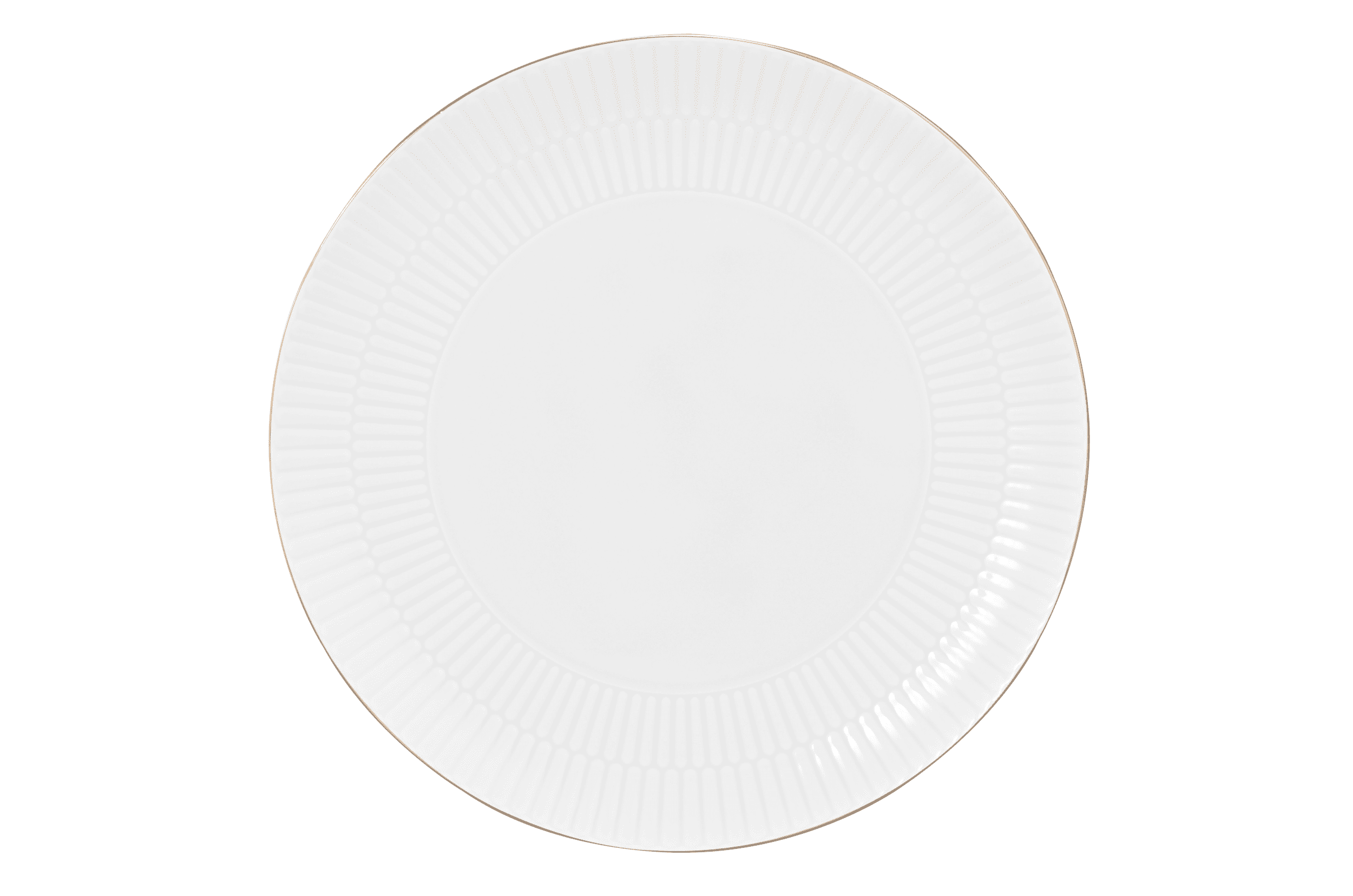 Seltmann Porzellan Amina weiss / Goldrand Frühstücksteller rund 22,5 cm