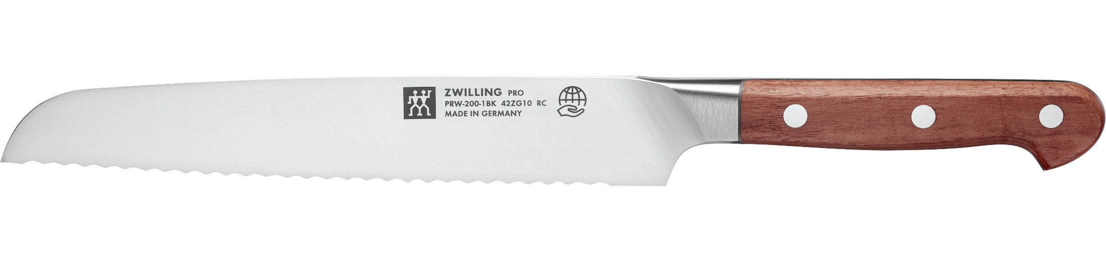 ZWILLING Pro Wood Brotmesser 20 cm Kotibeholz