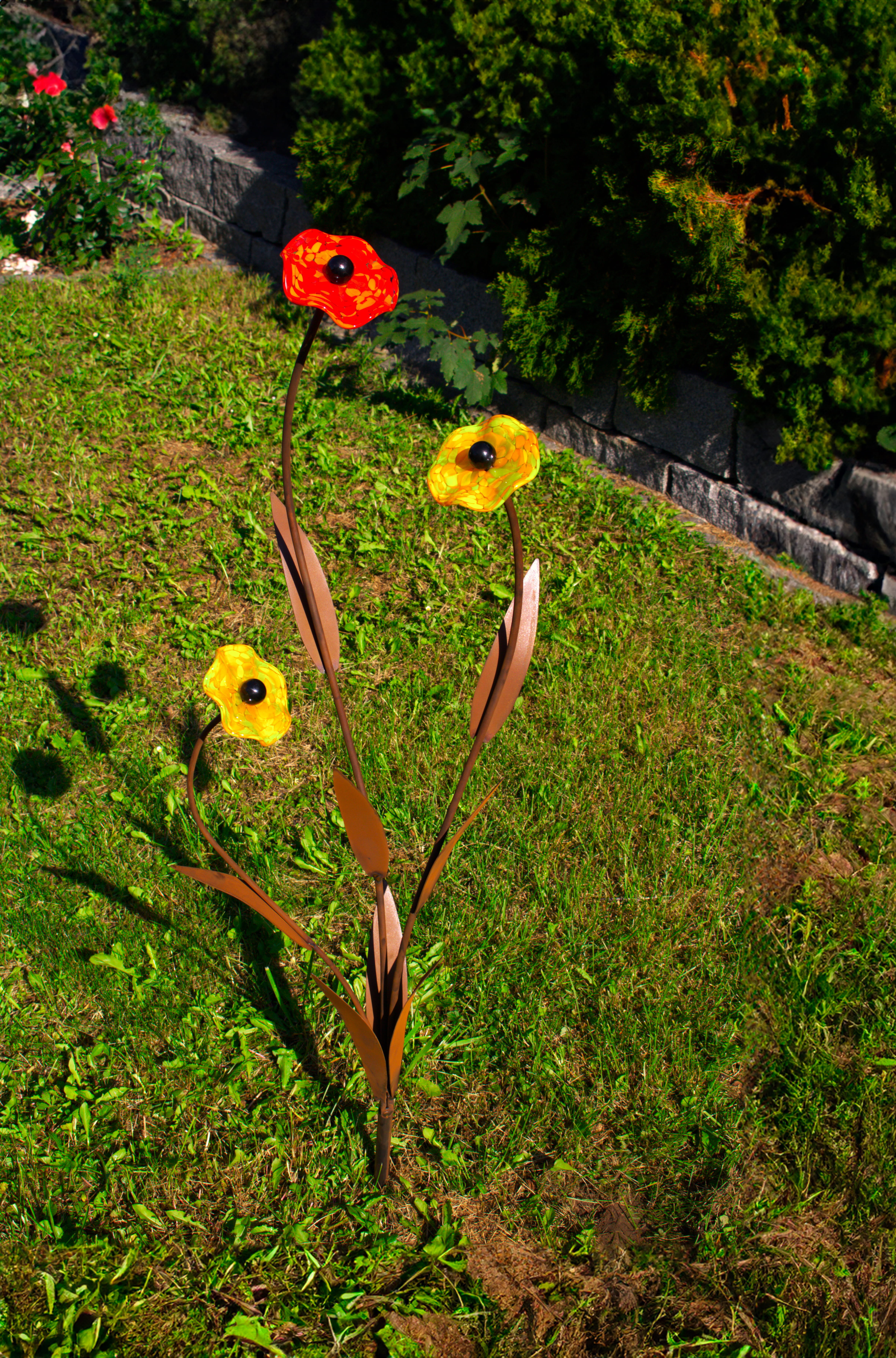 Ferrum Art Design Rostblume Hibiskus