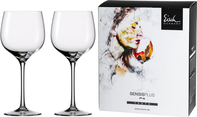 Eisch Glas Superior Sensis plus Burgunderglas 500/1 - 2 Stück im 4 farb.Geschenkk.