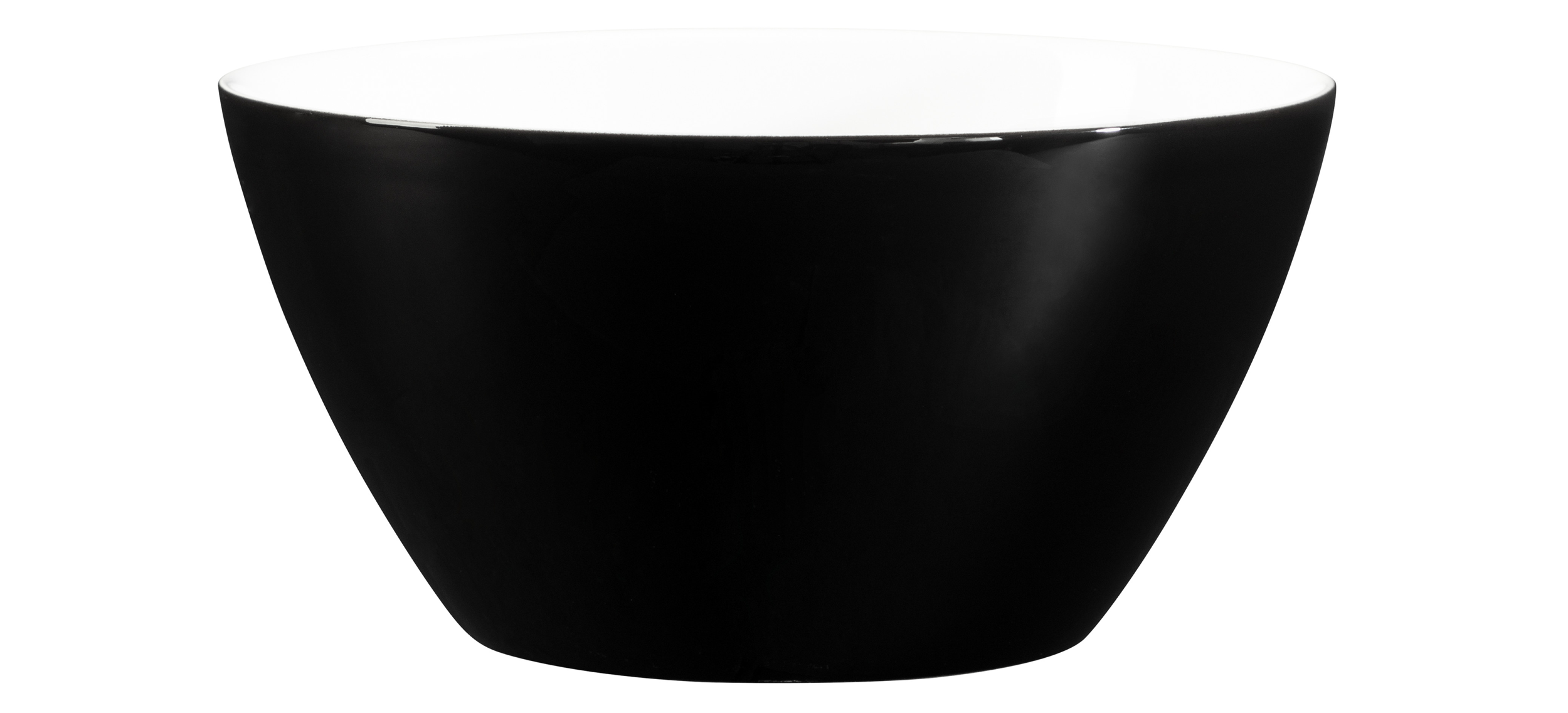 Seltmann Porzellan Lido Solid Black Müslischale 15 cm 