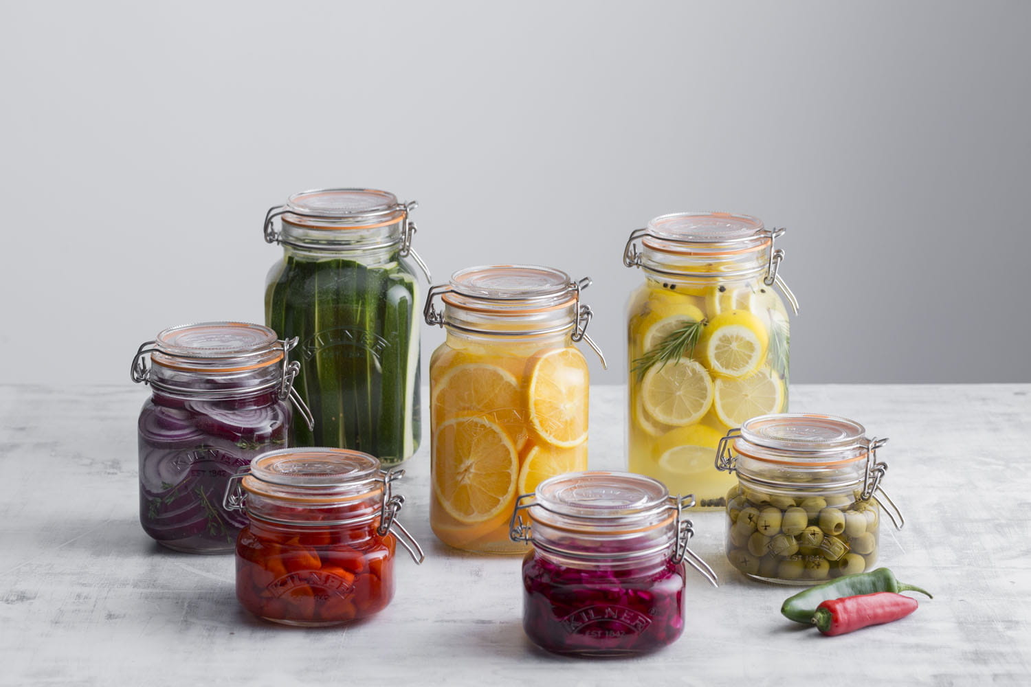 Kilner Quadratisches Gewürzglas mit Bügelverschluss 70 ml