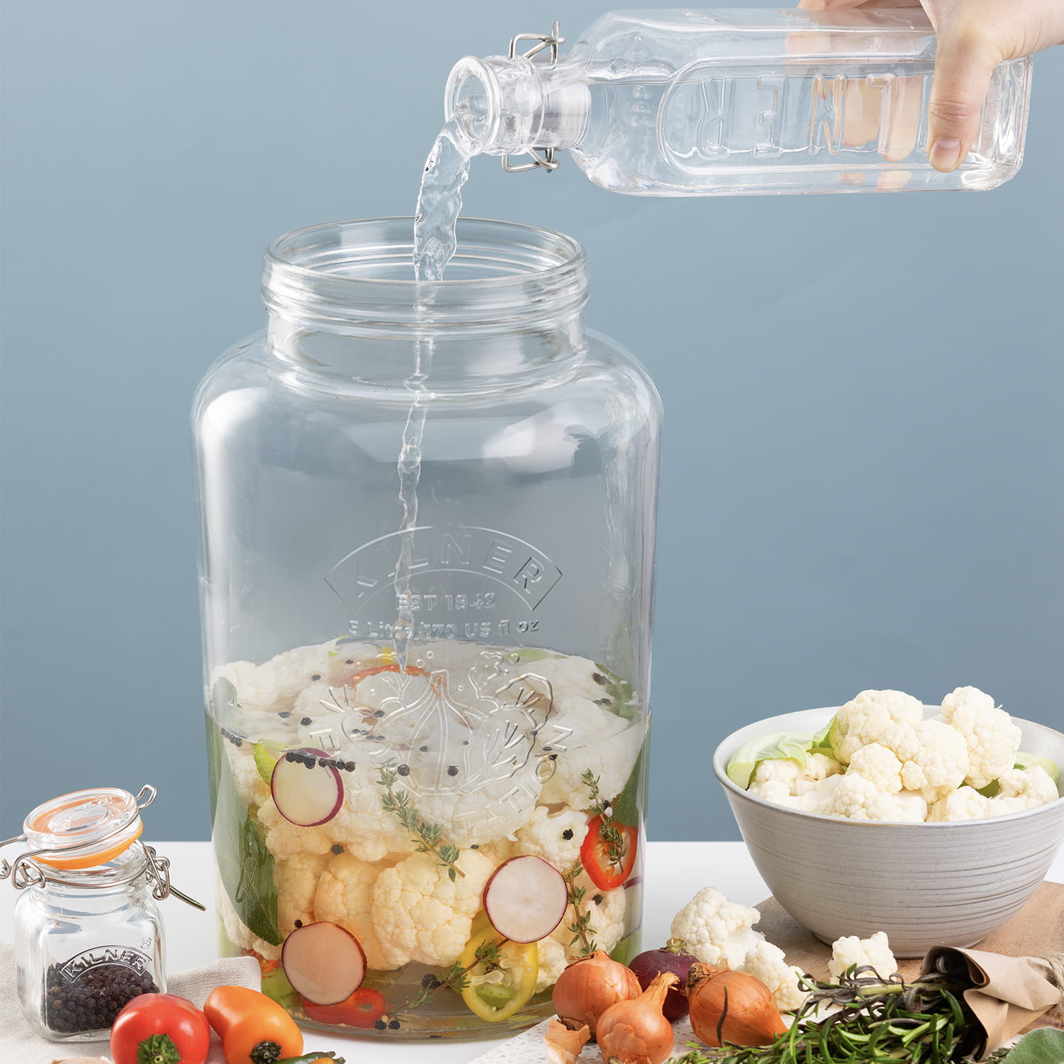 Kilner Großes Fermentier-Set, 5 Liter