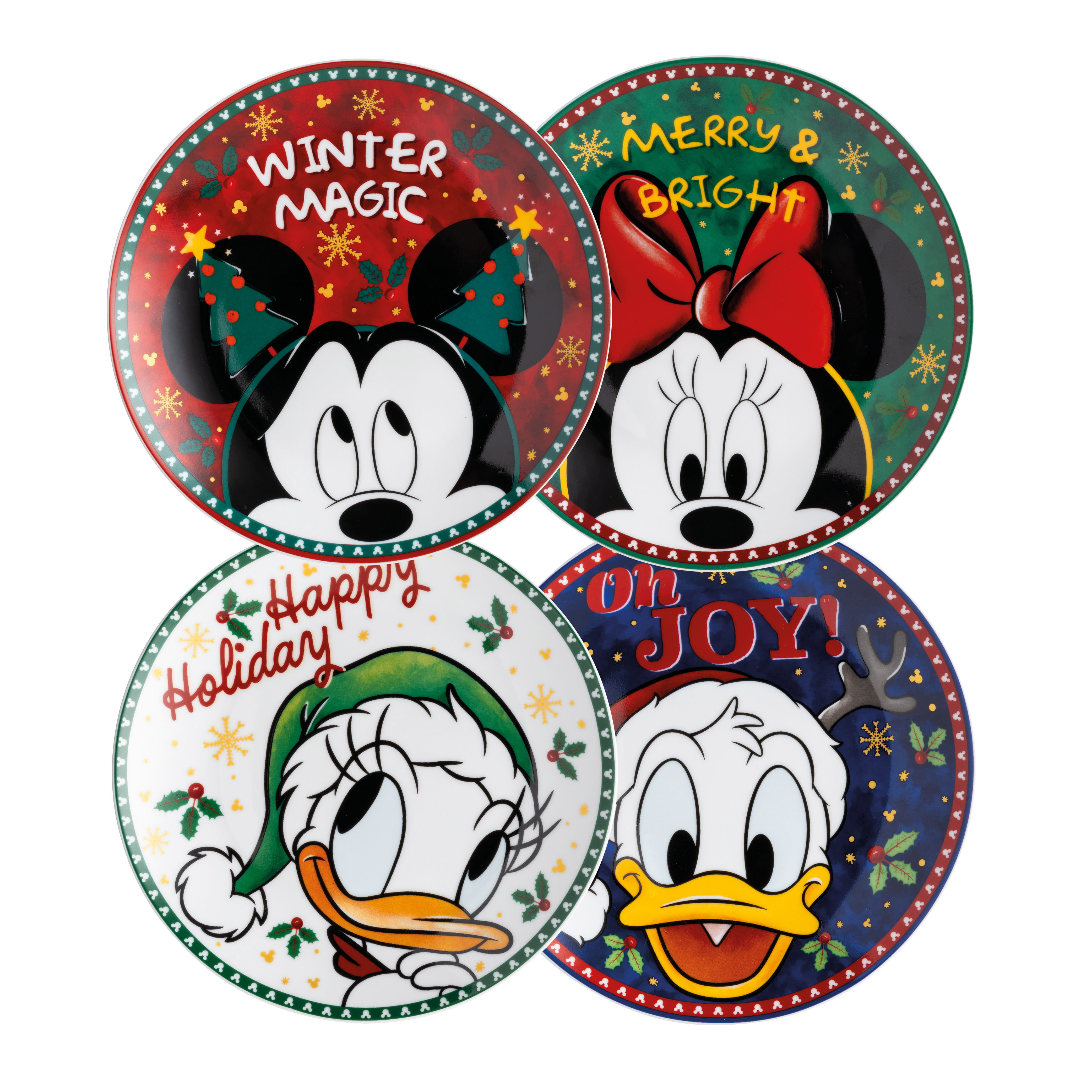 Gilde Disney Geschenkset 4 Teller in Dose - Winter Magic 
