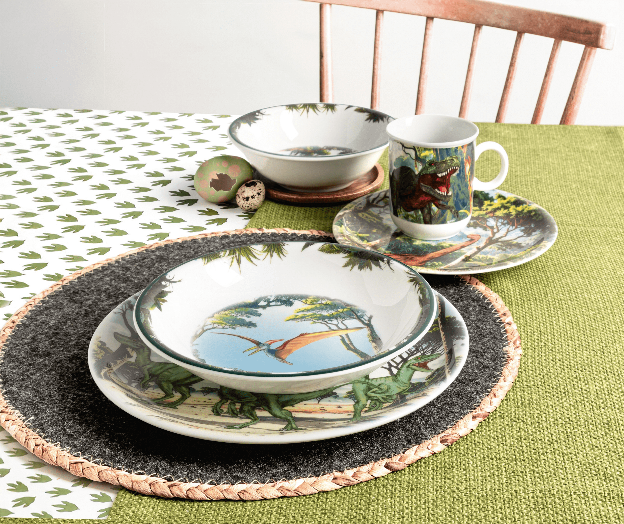Seltmann Porzellan Compact Dino Frühstücksteller rund 19 cm