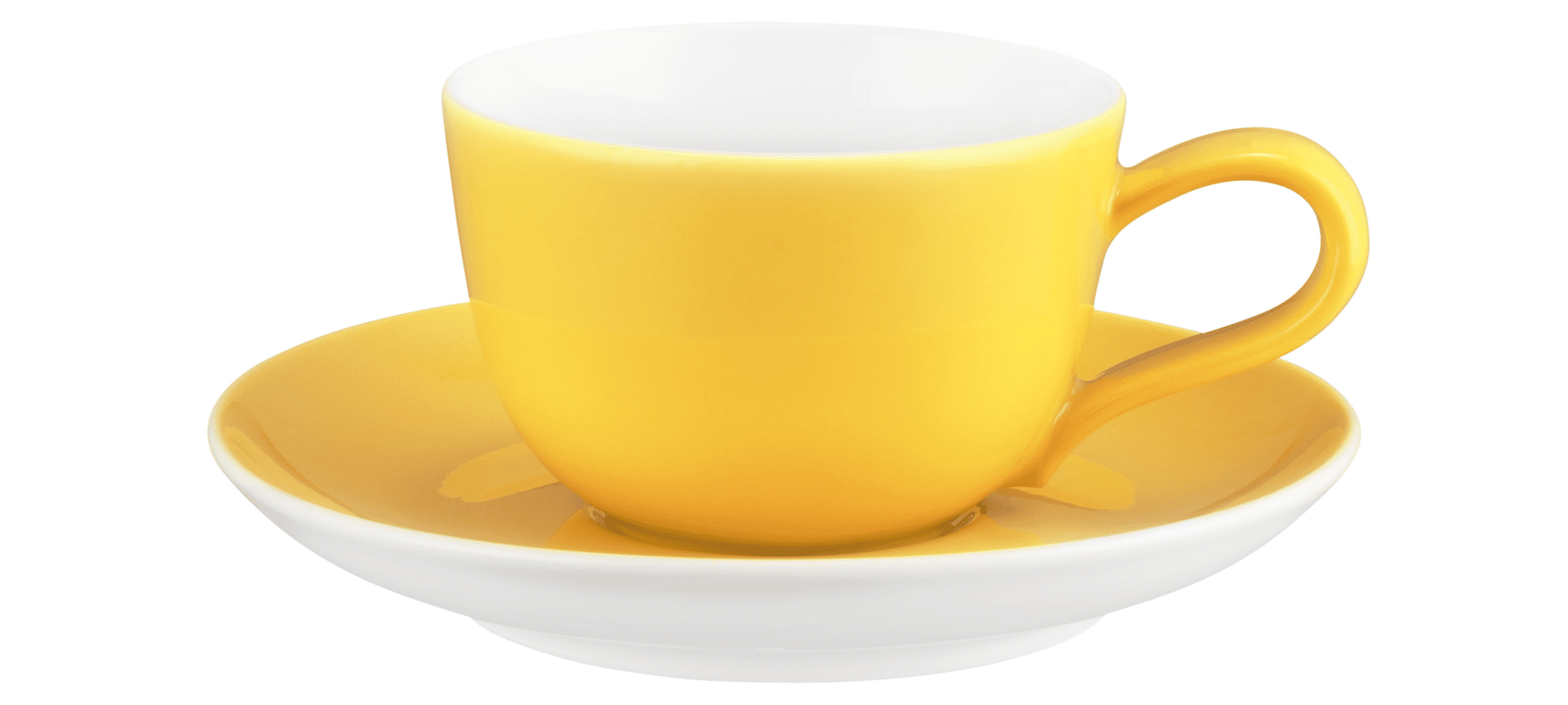 Seltmann Porzellan Liberty Pure Colors yellow glow Espressoobertasse 0,09 l mit Untere