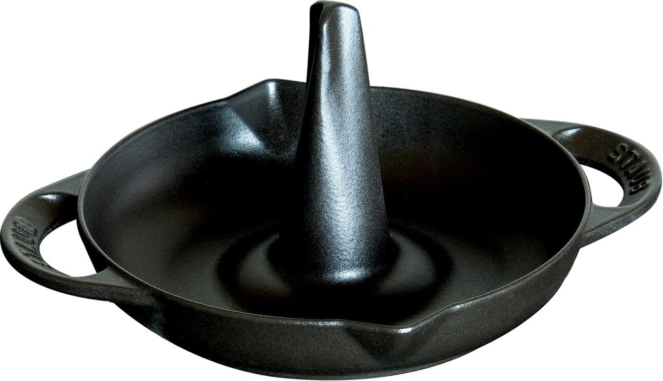 Staub Specialities Hähnchenbräter 24 cm Schwarz