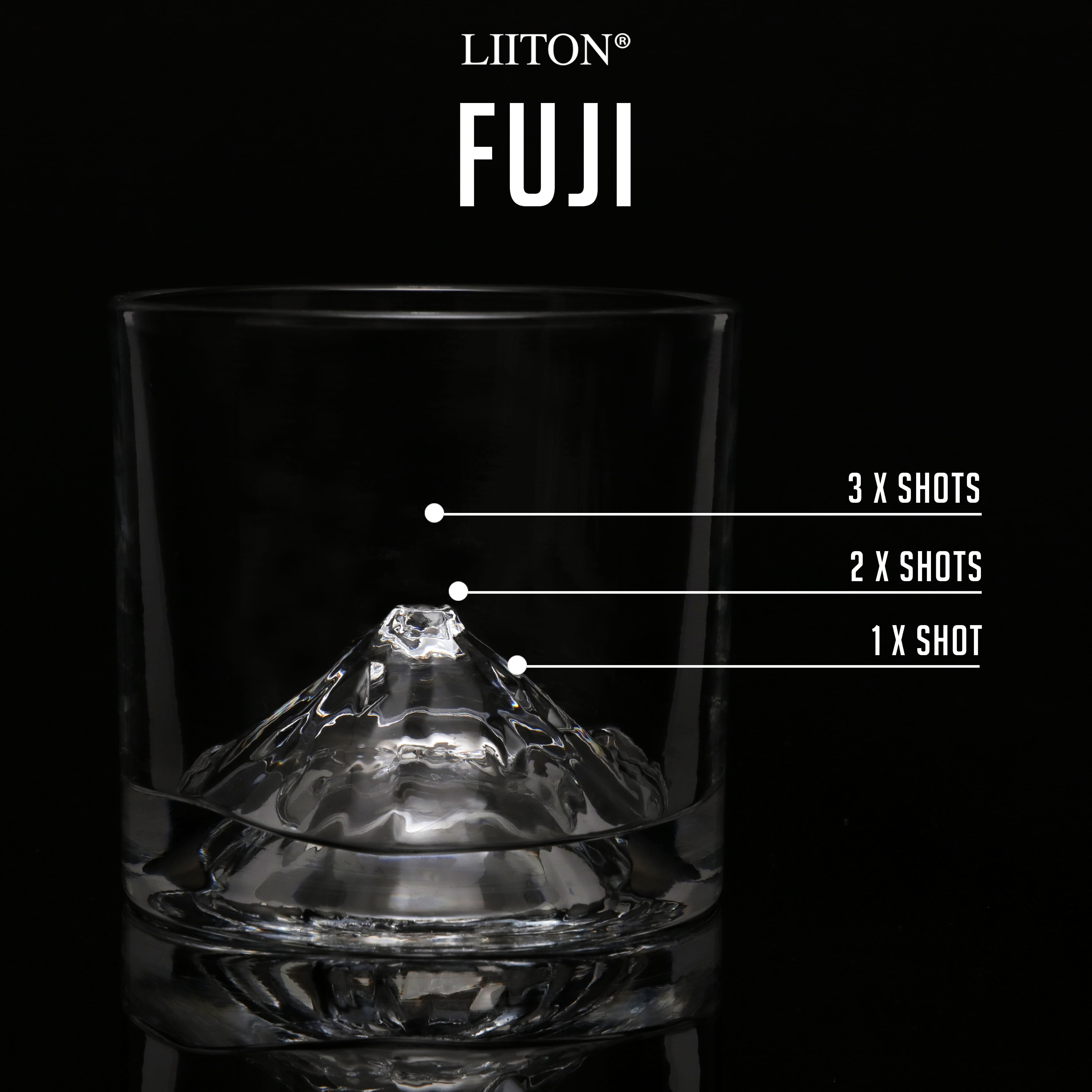 LIITON "Fuji" Whiskeygläser 2er-Set