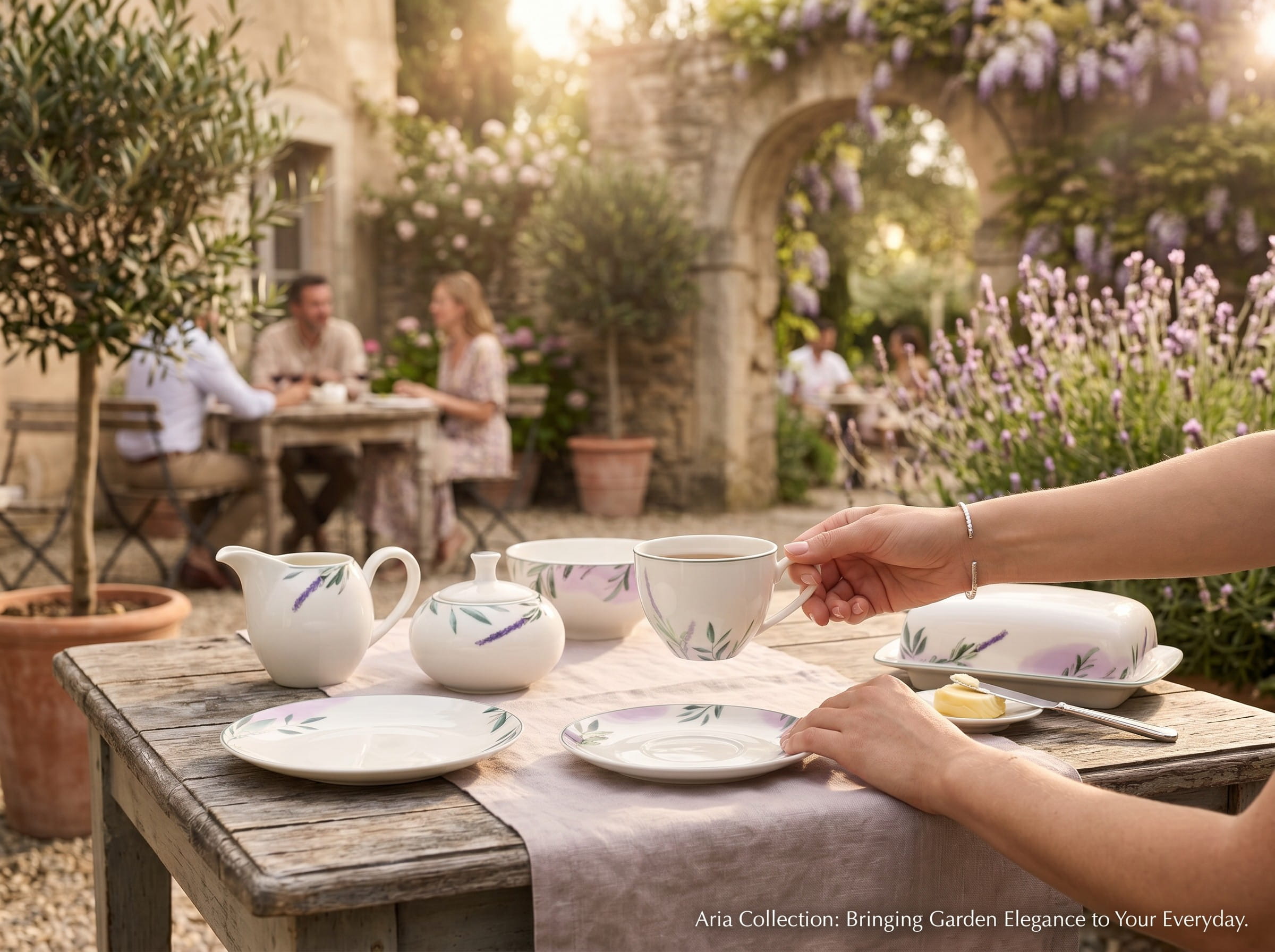 Seltmann Porzellan Savona Provence Lifestylefoto