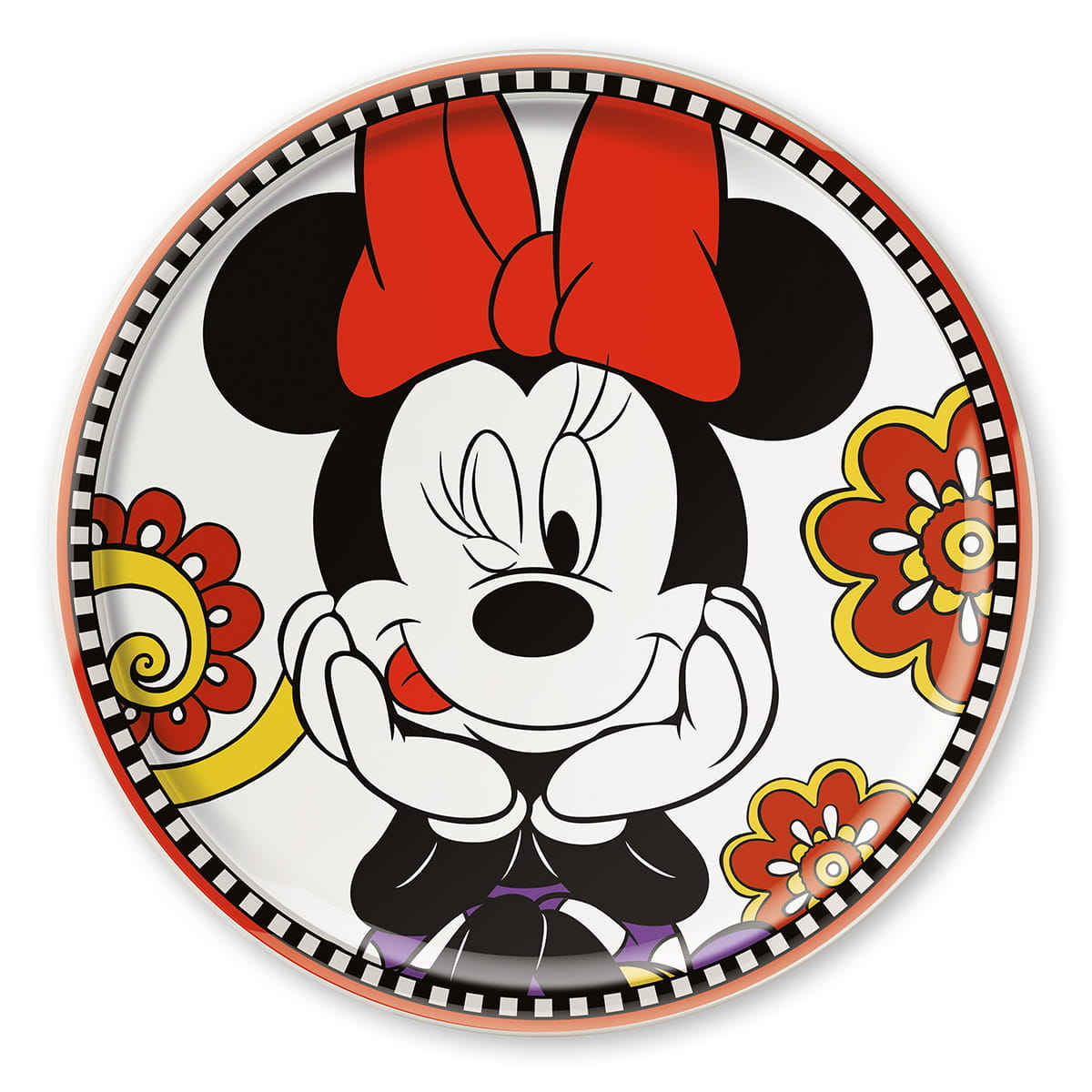 Gilde Disney Porzellan Pizzateller "Minnie" forever & ever - Ø 31 cm