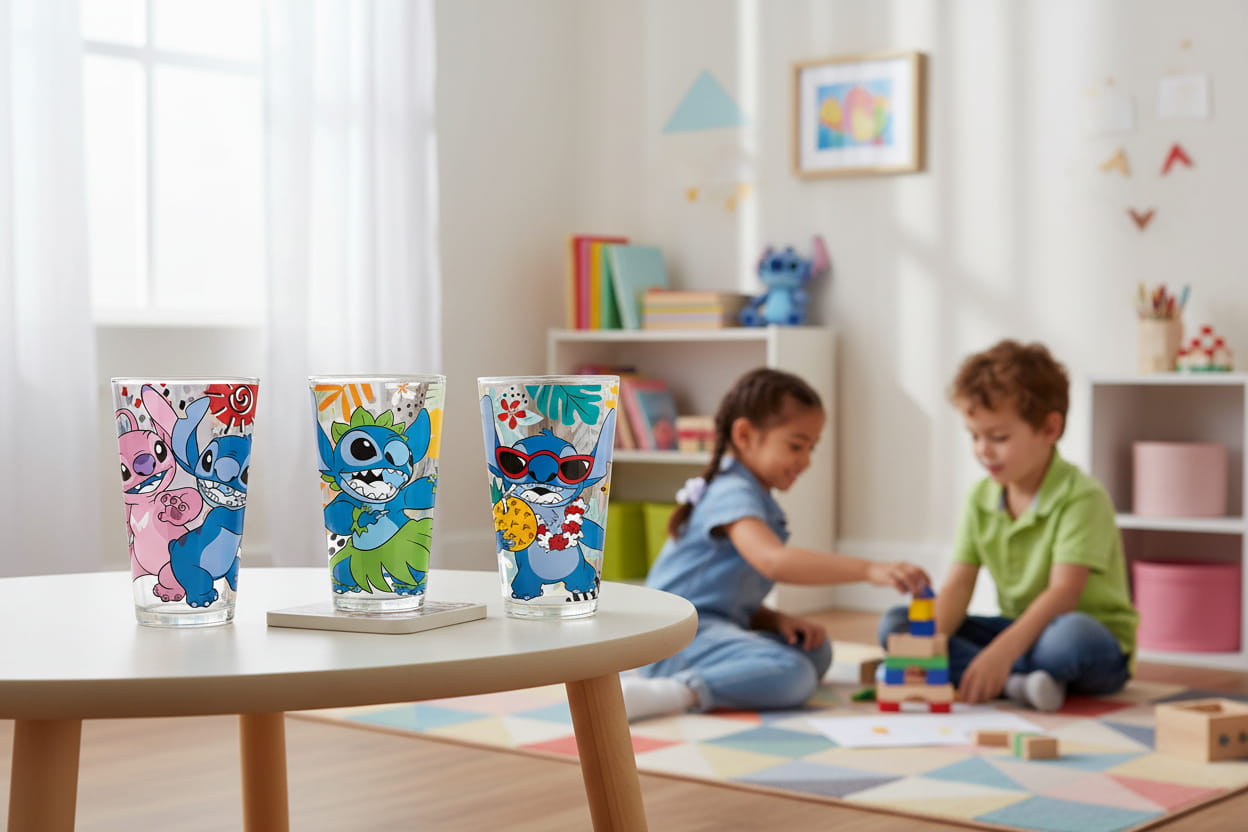 Gilde Disney Trinkgläser "Stitch & Angel"