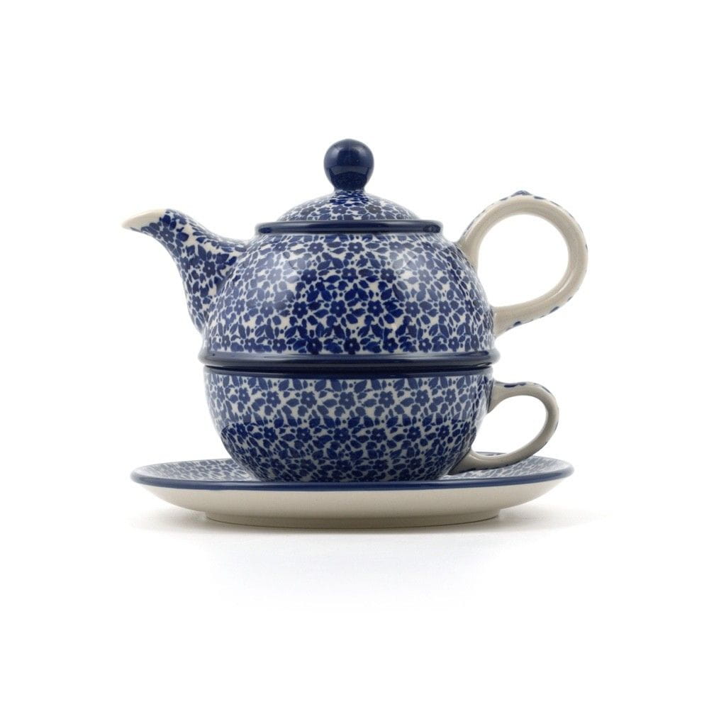 Bunzlau Castle Keramik Set Tea for One 600 ml - Indigo
