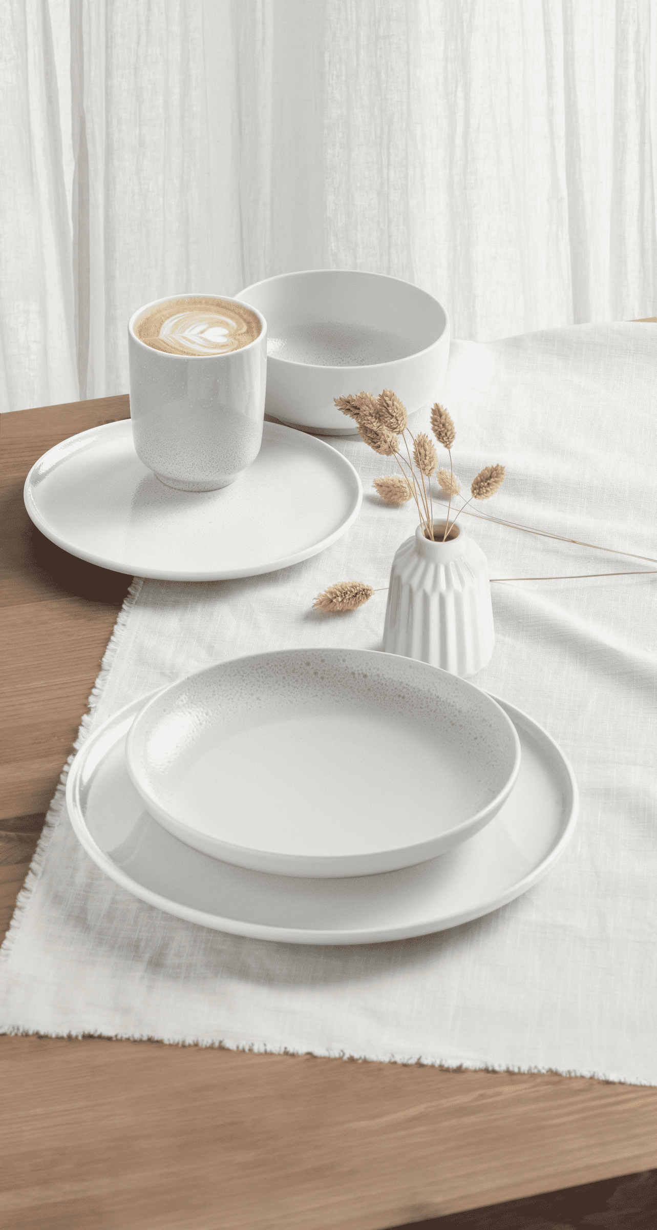 Seltmann Porzellan Sento Home Aura white Espressountertasse 12 cm