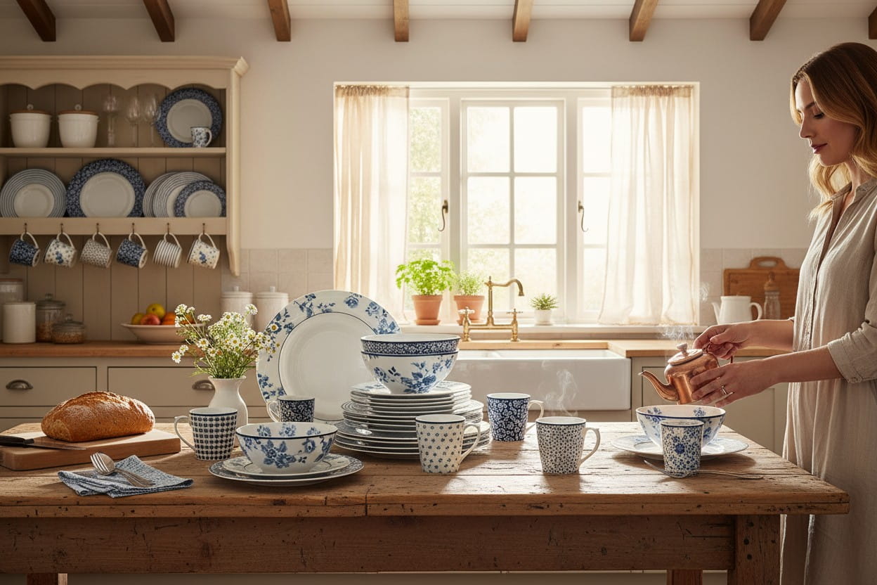 Laura Ashley Blueprint Porzellan Lifestyle