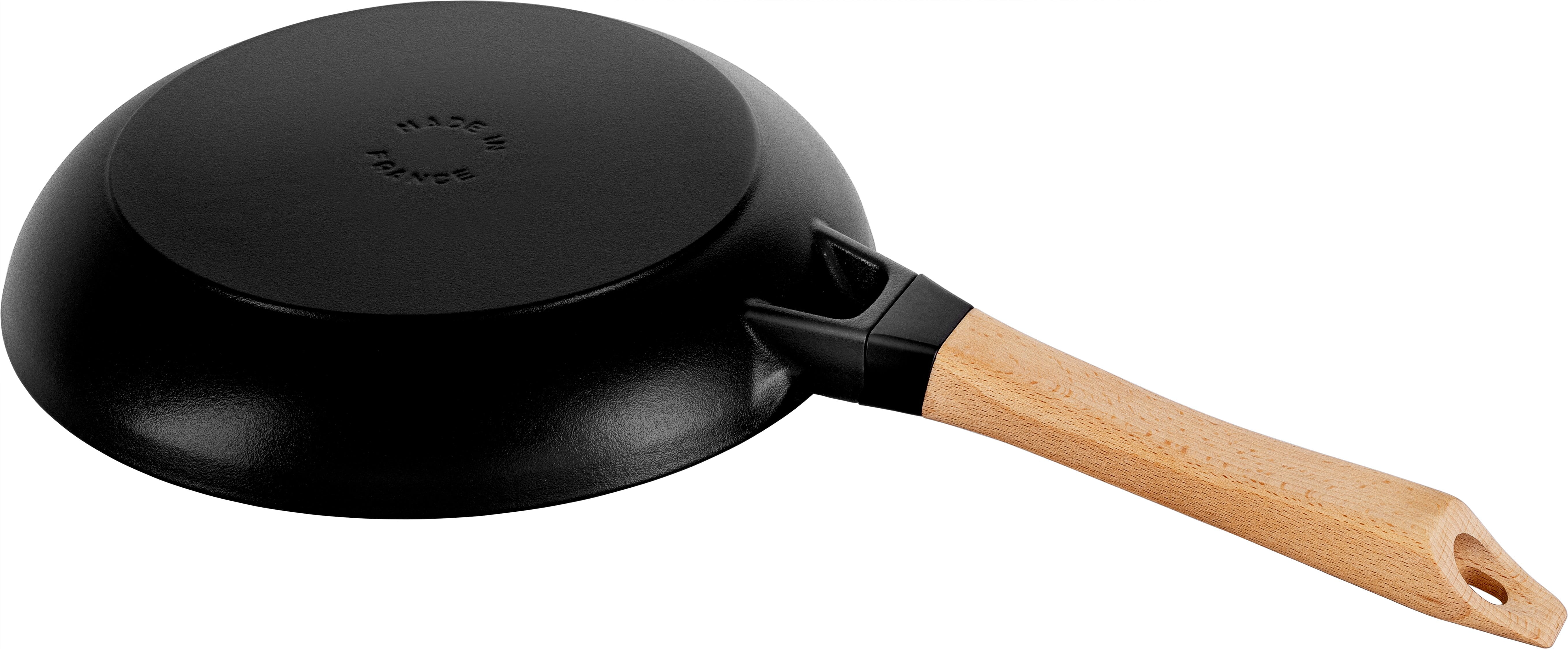Staub Pans Bratpfanne mit Holzgriff 26cm, schwarz
