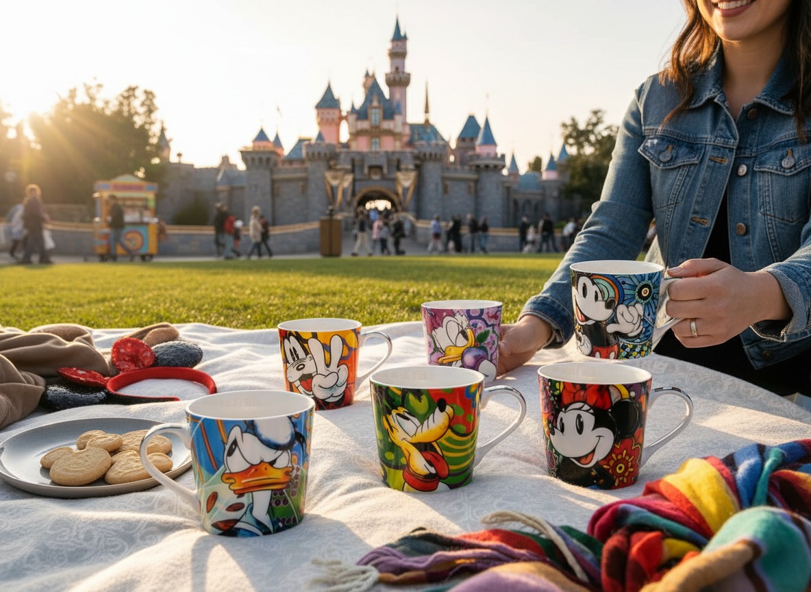 Gilde Disney Porzellan Becher forever & ever - 430 ml Lifestylefoto