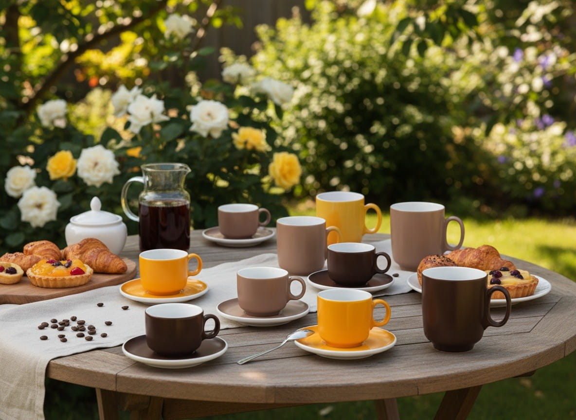 Seltmann Porzellan Sento Home Mango Orange Lifestyle