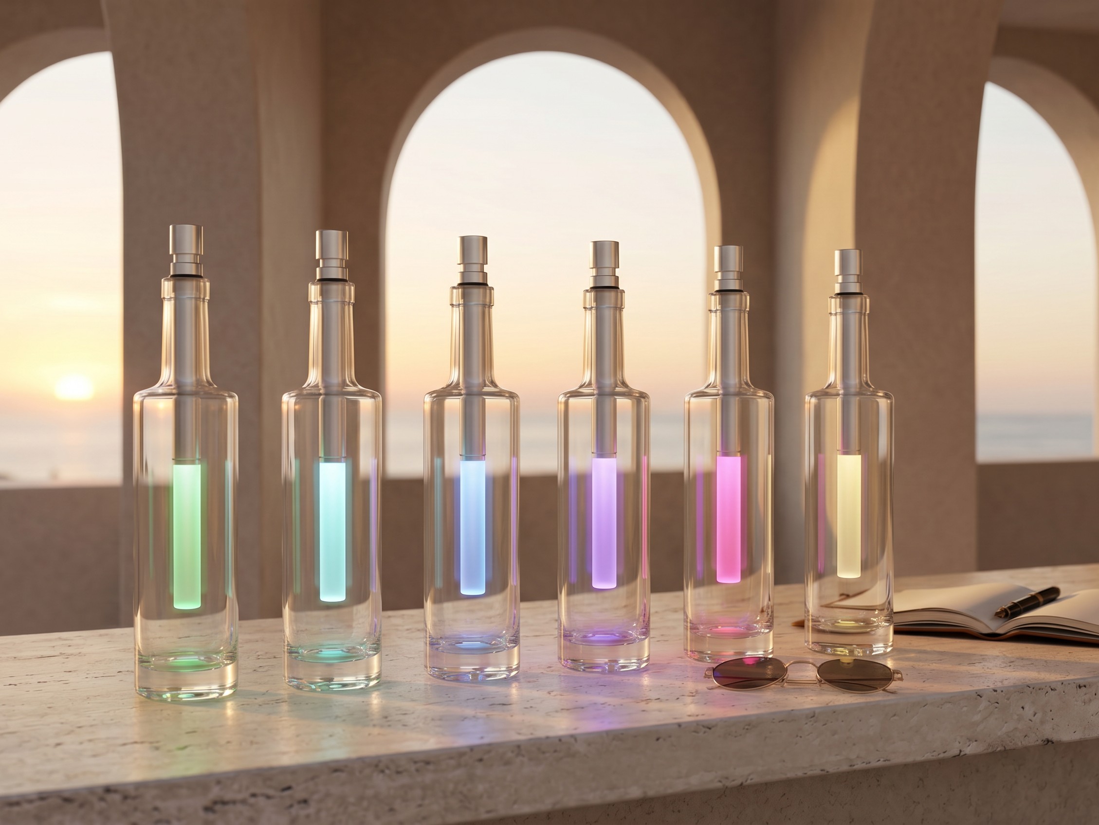 Bottlelight vivi-LED Flaschenleuchte, weiß und Farbe einstellbar, dimmbar