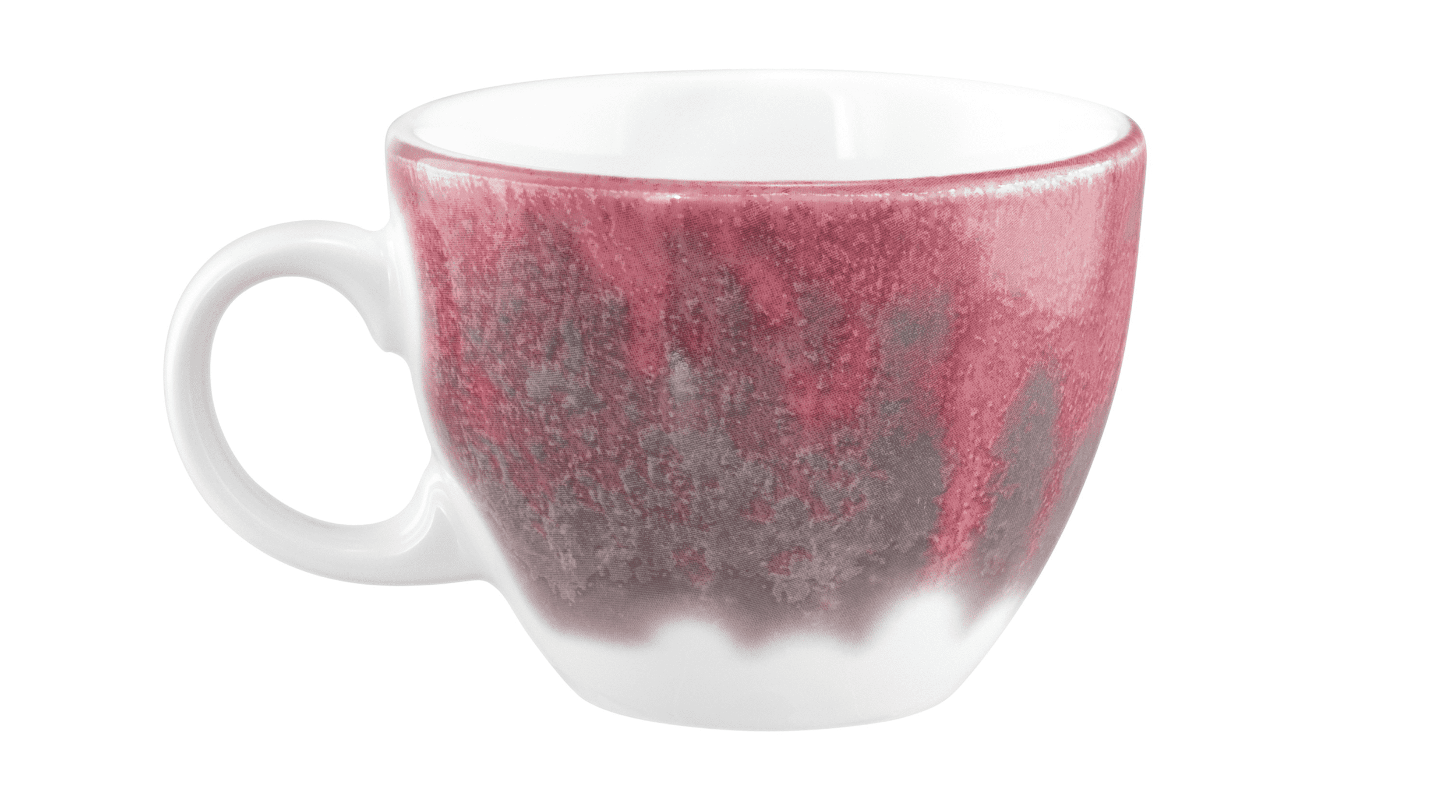Seltmann Porzellan Modern Life Batik Hibiskus Obere zur Cappuccinotasse 1131