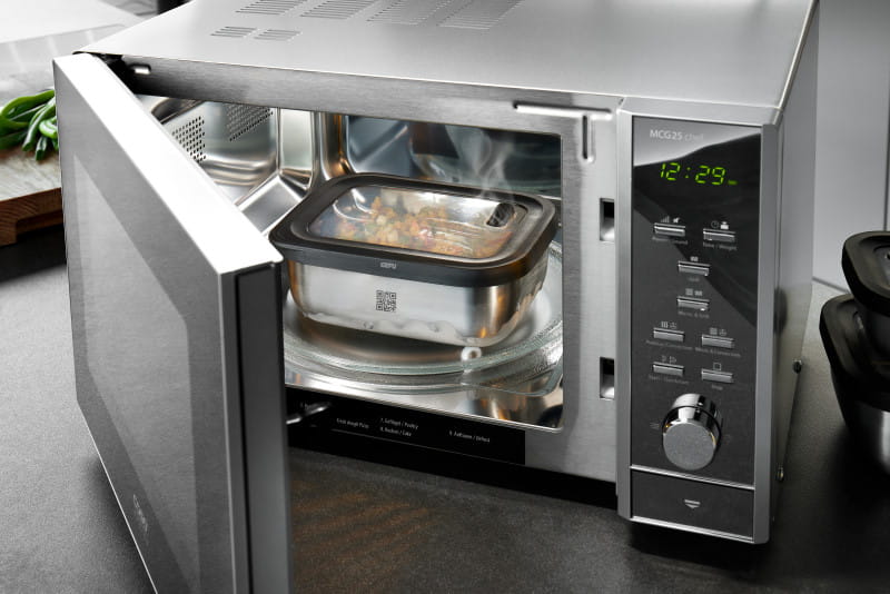 GEFU Frischhaltedose PROVIDO, quadratisch, 900 ml (Frische- und Vorratskontrolle per App)