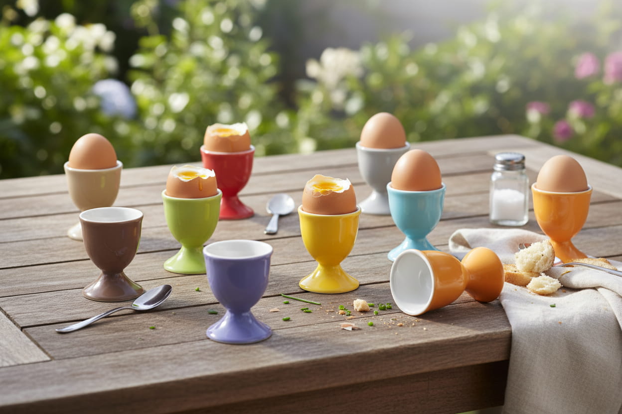 Seltmann Porzellan Liberty Pure Colors Eierbecher Lifestyle