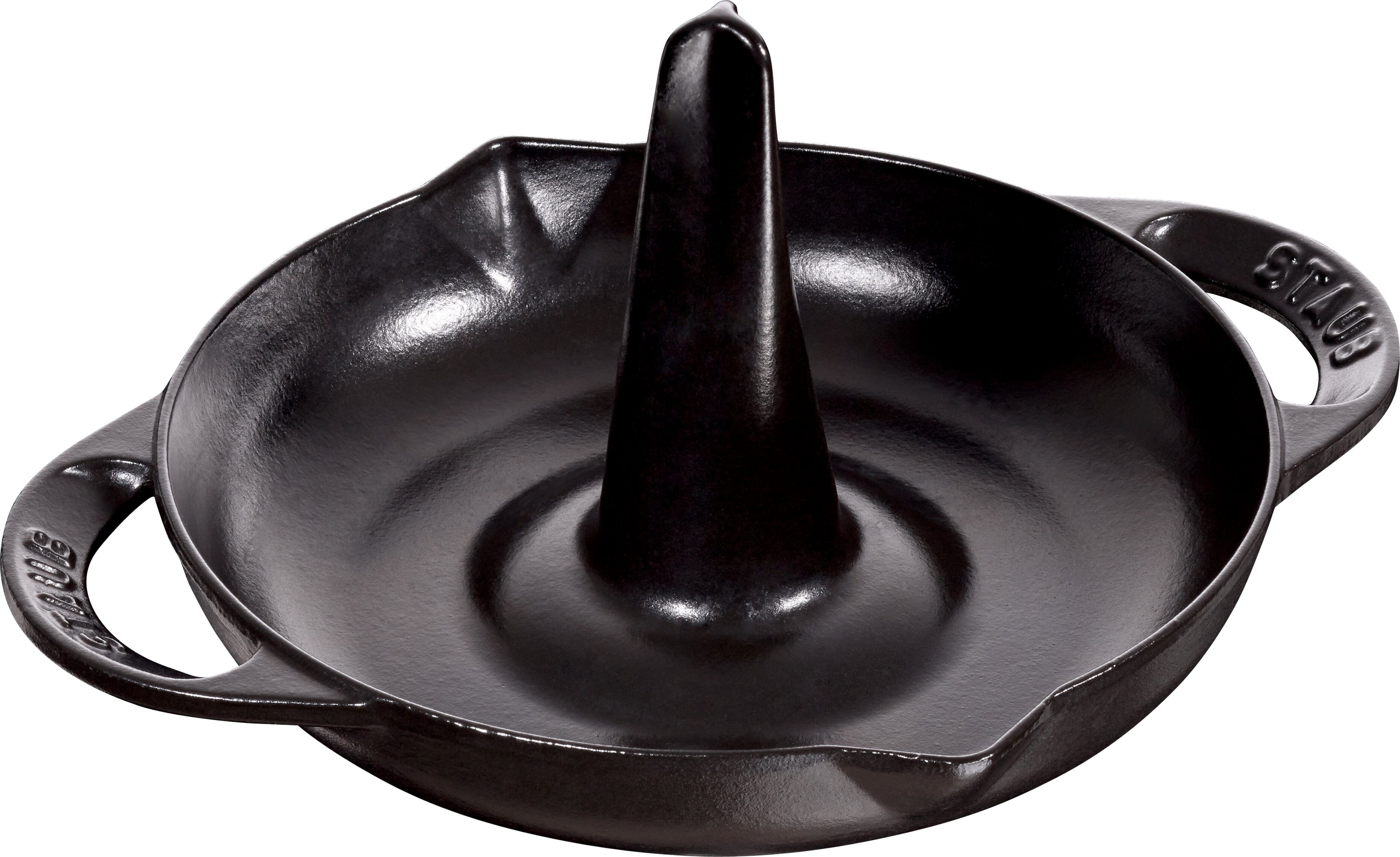 Staub Specialities Hähnchenbräter 24 cm Schwarz
