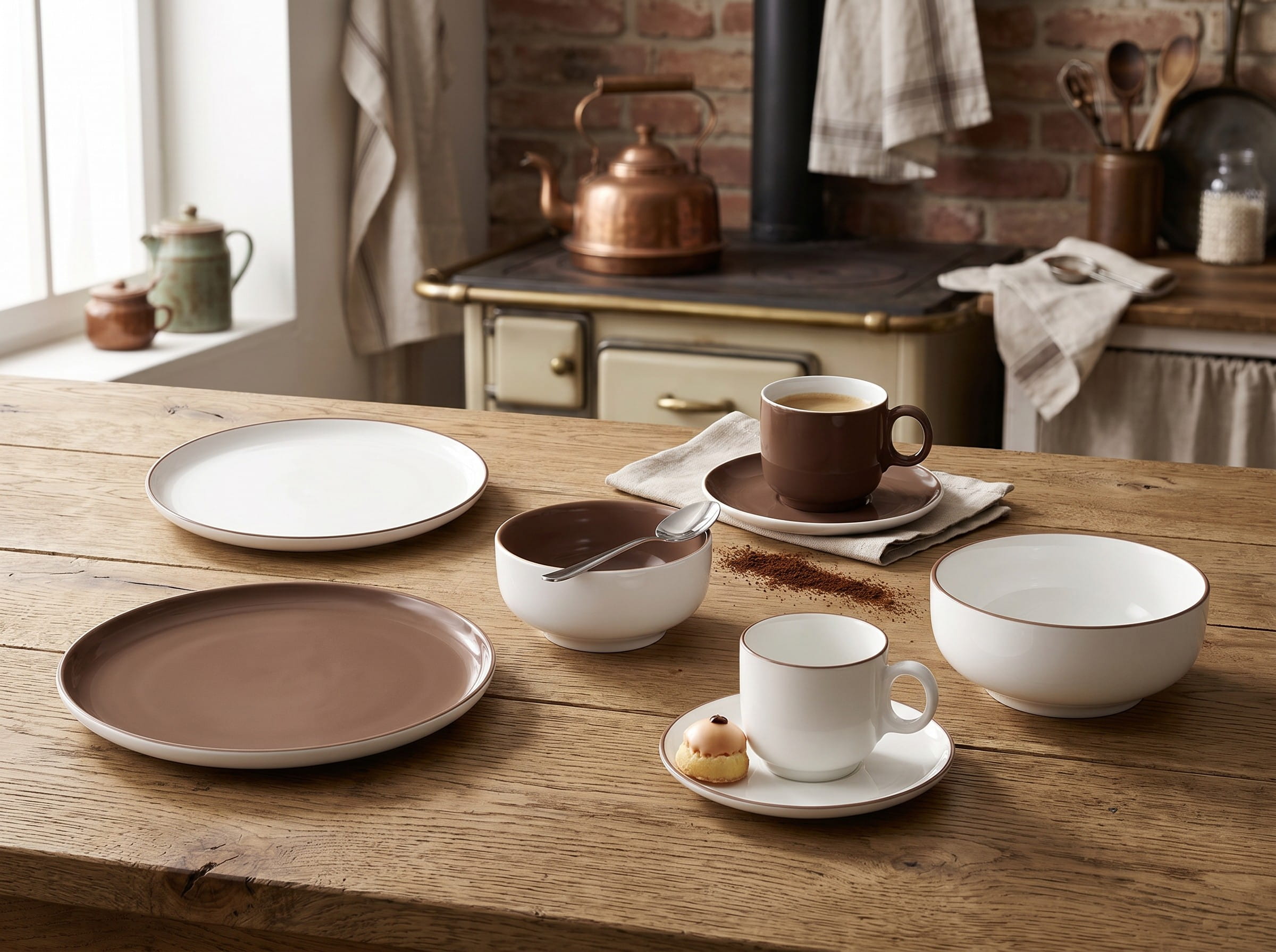 Seltmann Porzellan Sento Home Pure Lines Cocoa Brown Müslischale 15 cm