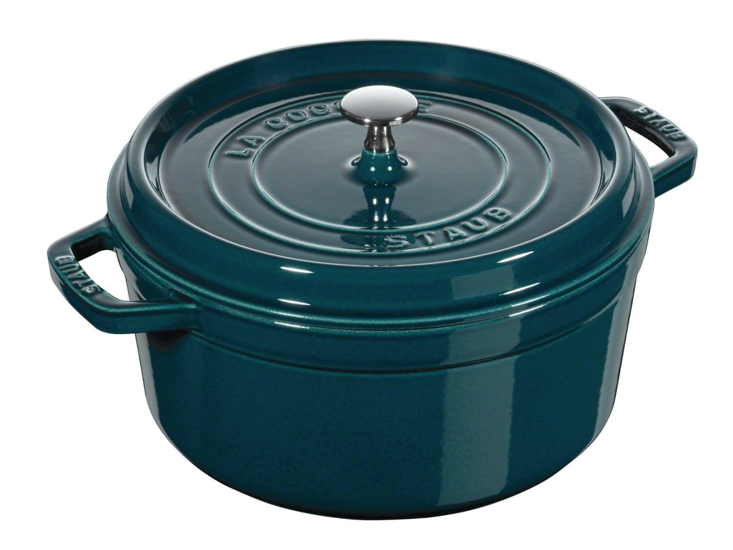 Staub Cocotte Bräter Gusseisen rund 28cm LaMer