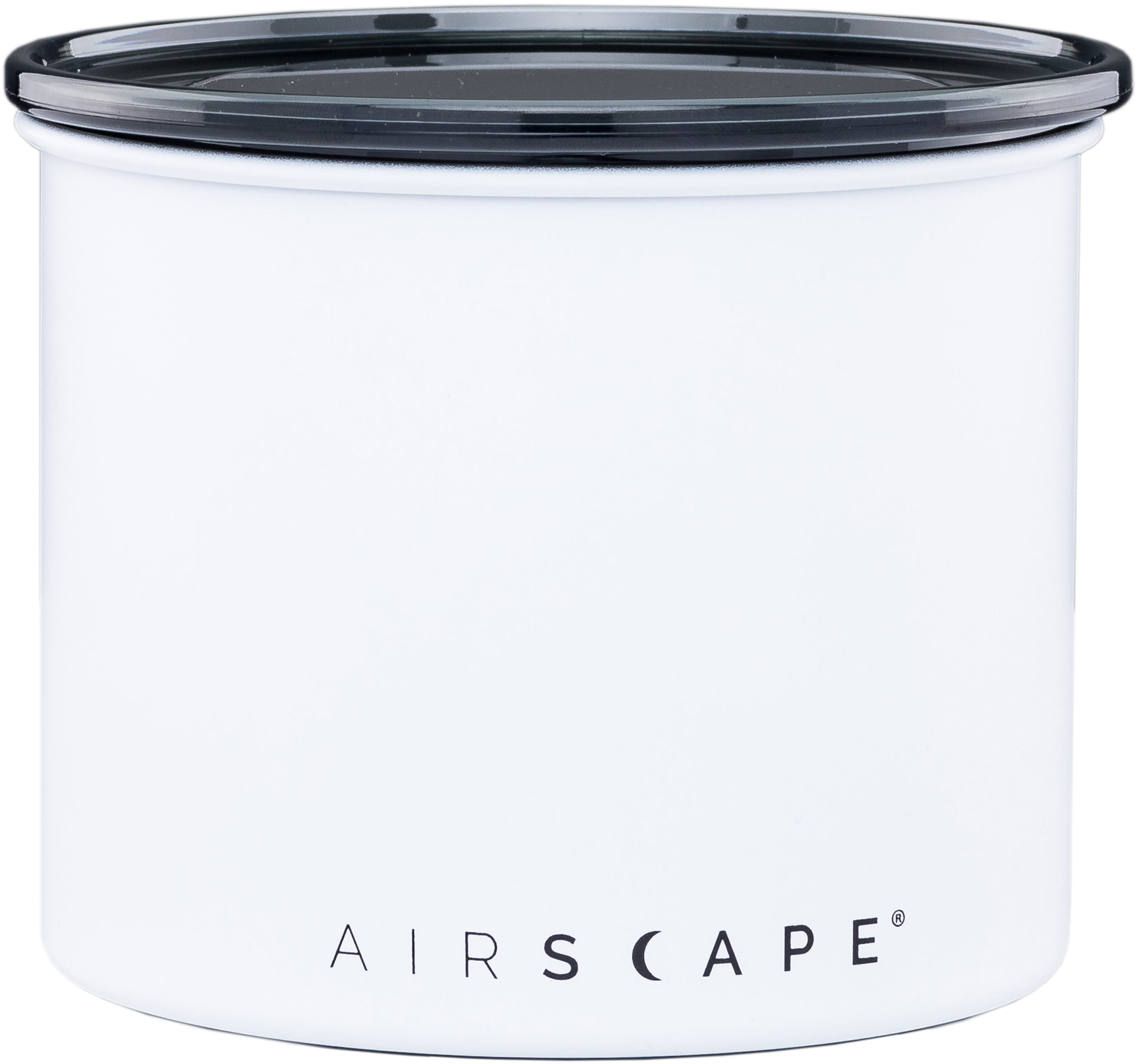 Airscape Edelstahl-Aromabehälter klein, Weiß matt