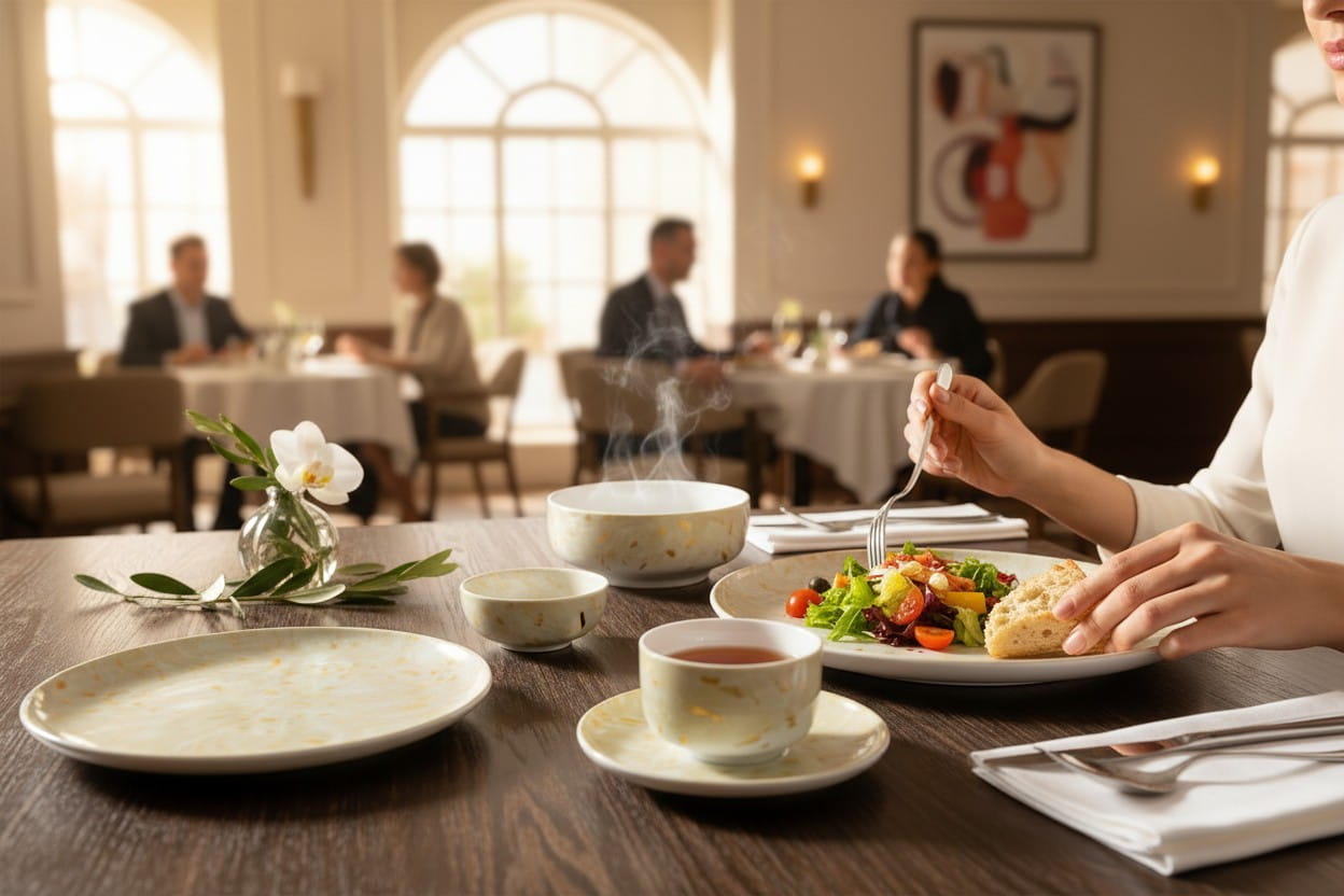 Seltmann Porzellan Sento Hikari Produktinzenierung