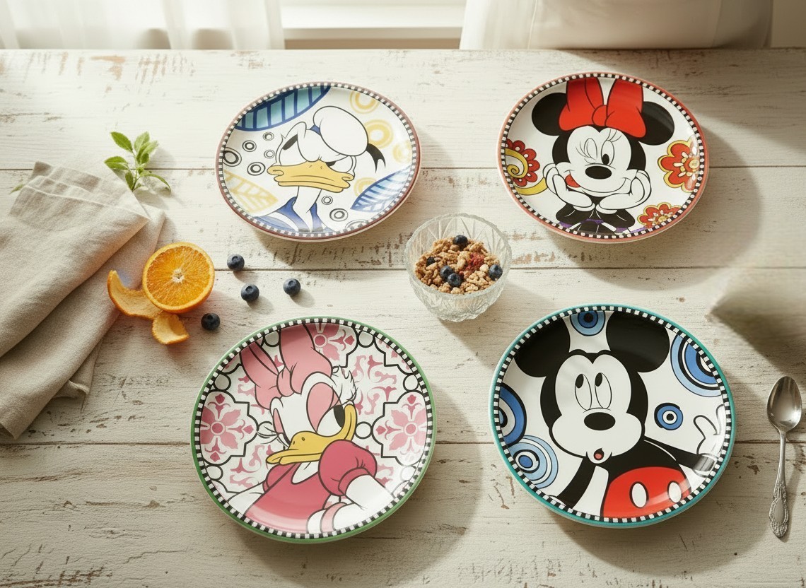 Gilde Disney Porzellan Pizzateller forever & ever - Ø 31 cm Lifestylefoto