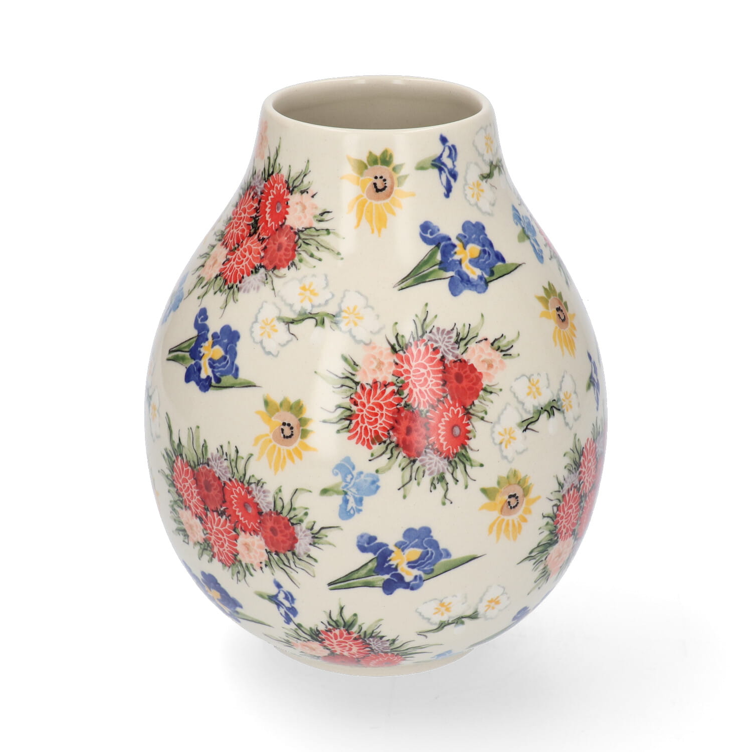 Bunzlau Castle Keramik Vase 2,1 l - van Gogh 50th Anniversary