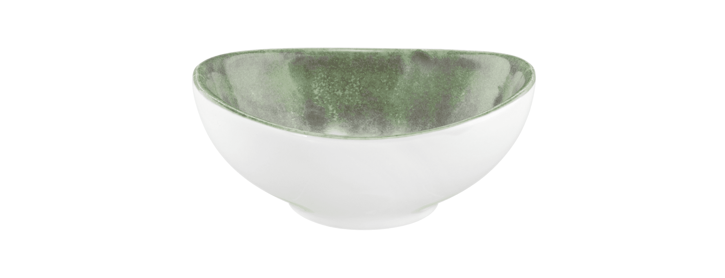 Seltmann Porzellan Modern Life Batik Matcha Bowl oval M5307 9 cm