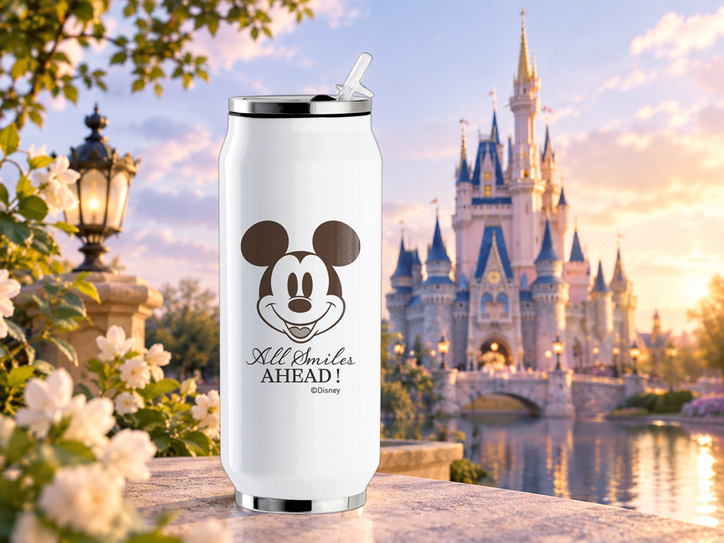 Gilde Disney Isoliertrinkbecher Mickey Mouse - Good Company - All smiles ahead! 0,4l