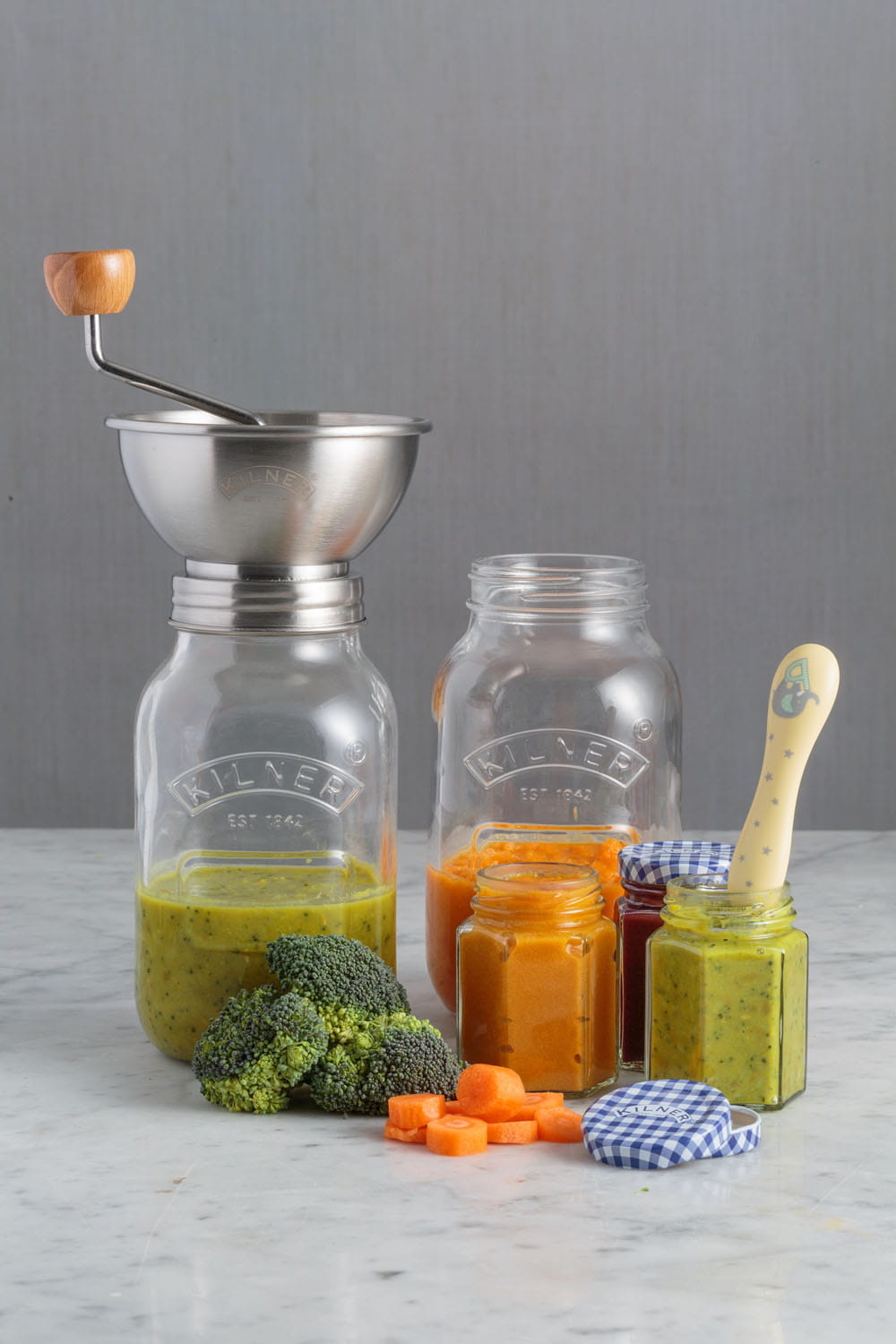 Kilner Saucenpresse 1 L mit Vorratsglas und Deckel