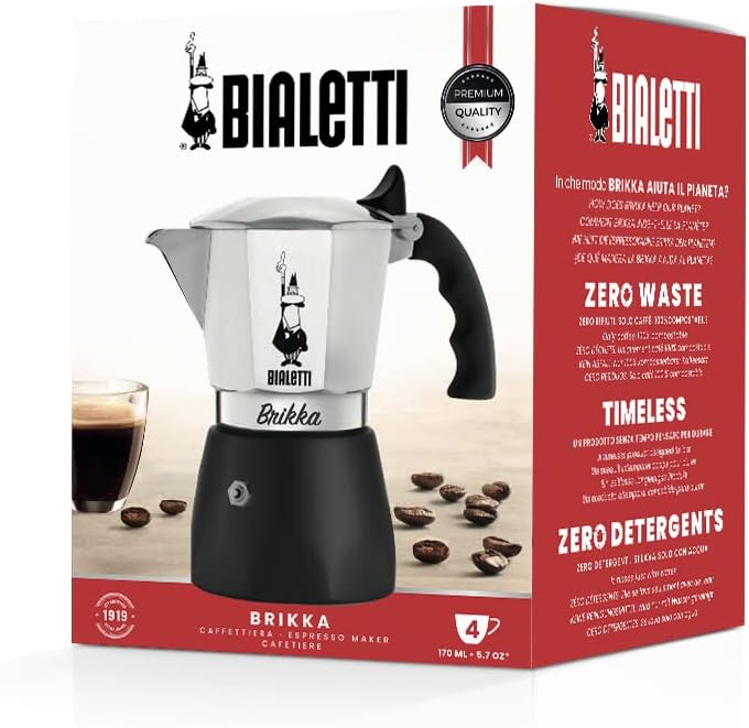 Bialetti Espressokocher Brikka 4 Tassen